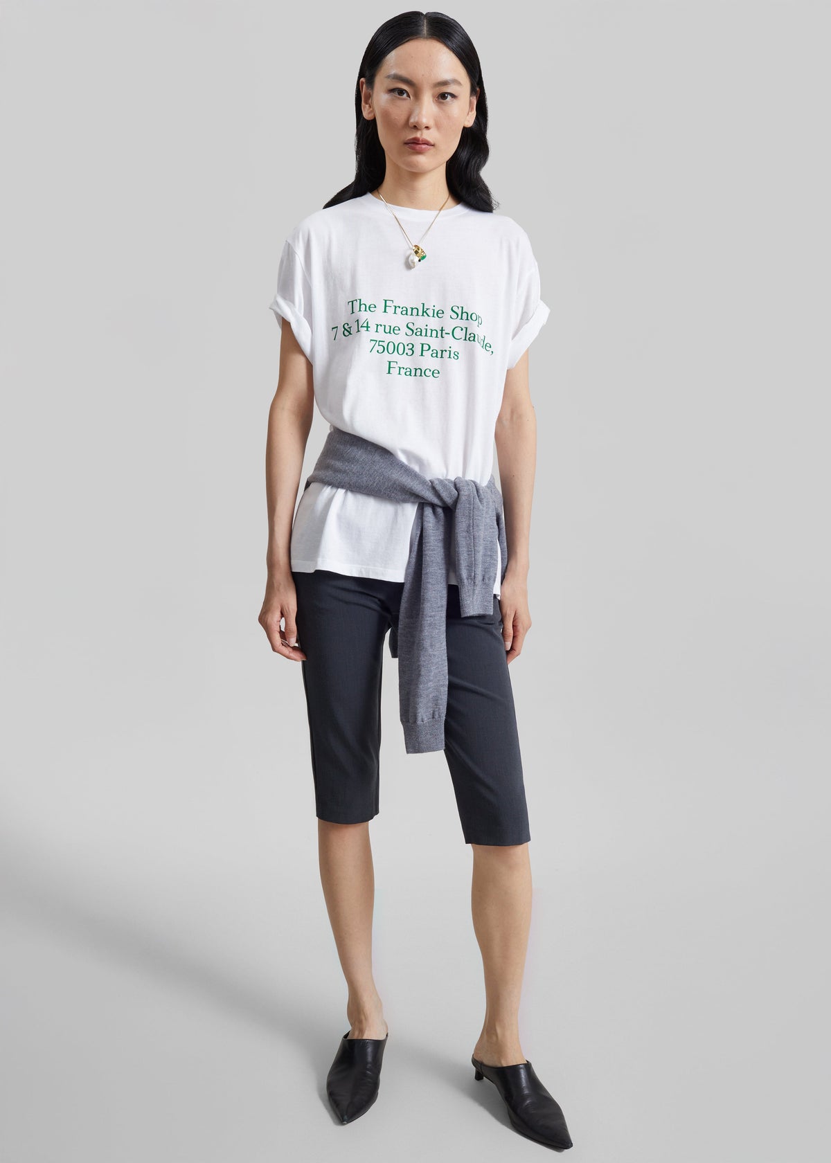Nickishop Saint-Claude T-Shirt - White/Green – view 2 of 5