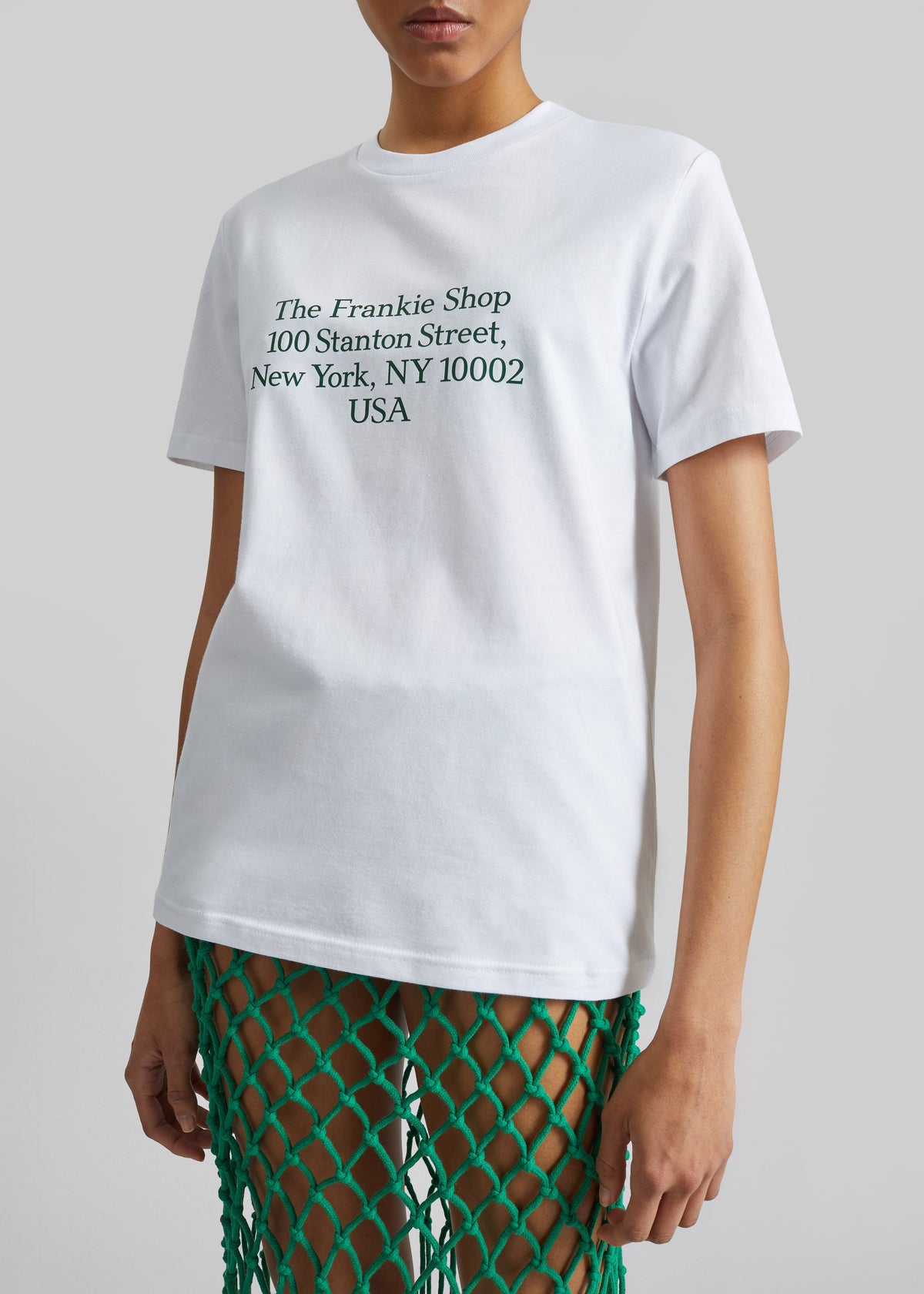 Nickishop Stanton T-Shirt - White/Green – view 4 of 5