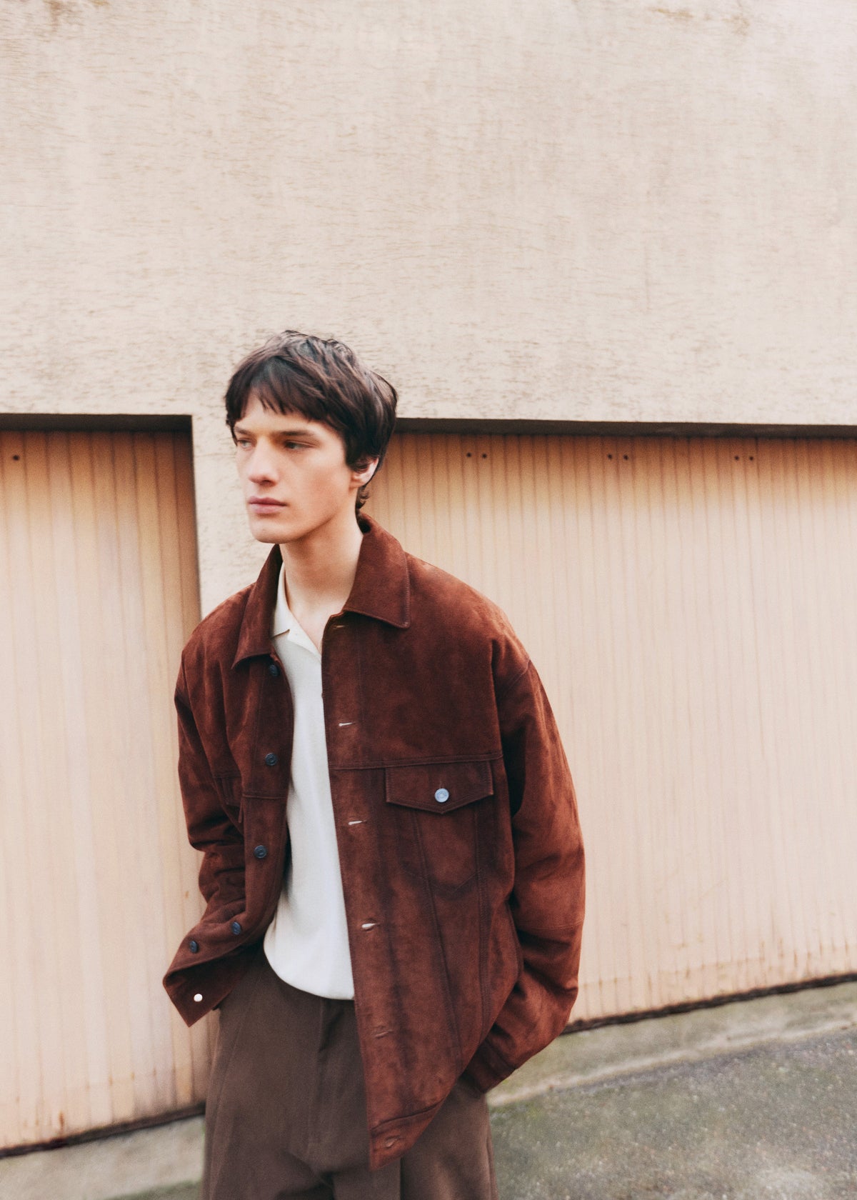 Conan Suede Jacket - Brown – view 1 of 11