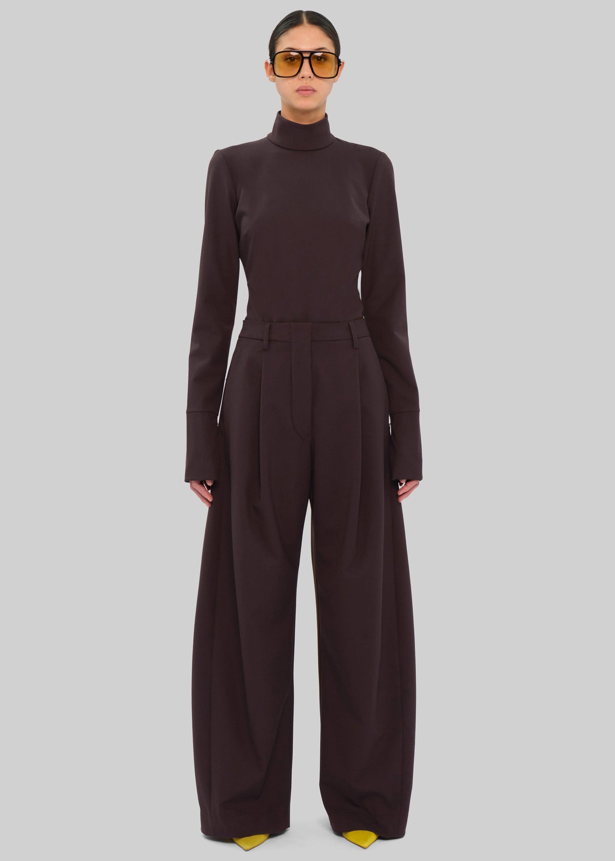 TheLatest Billie Wool Trousers - Brown – view 6 of 7