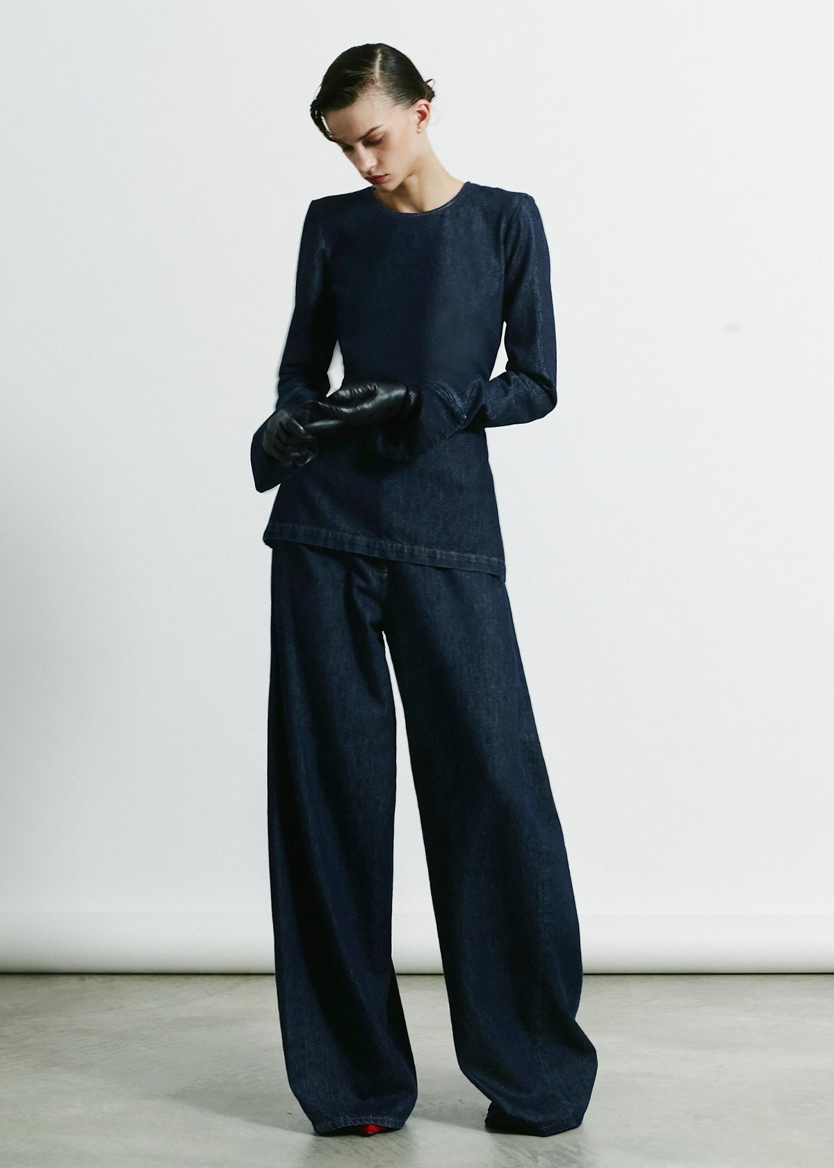 TheLatest Evie Denim Pants - Blue – view 5 of 8