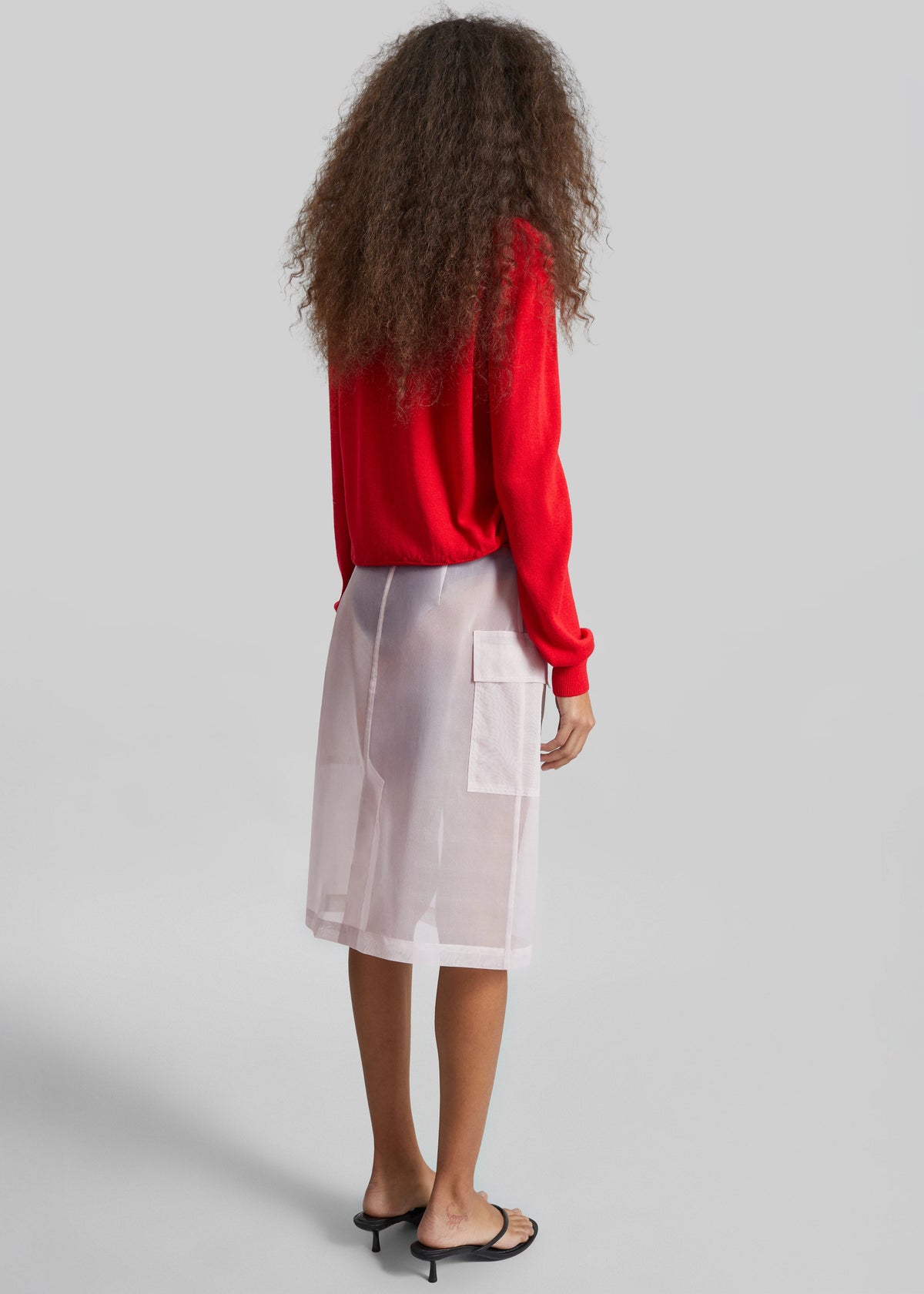 Tilly Sheer Utility Skirt - Faded Pink – view 8 of 9