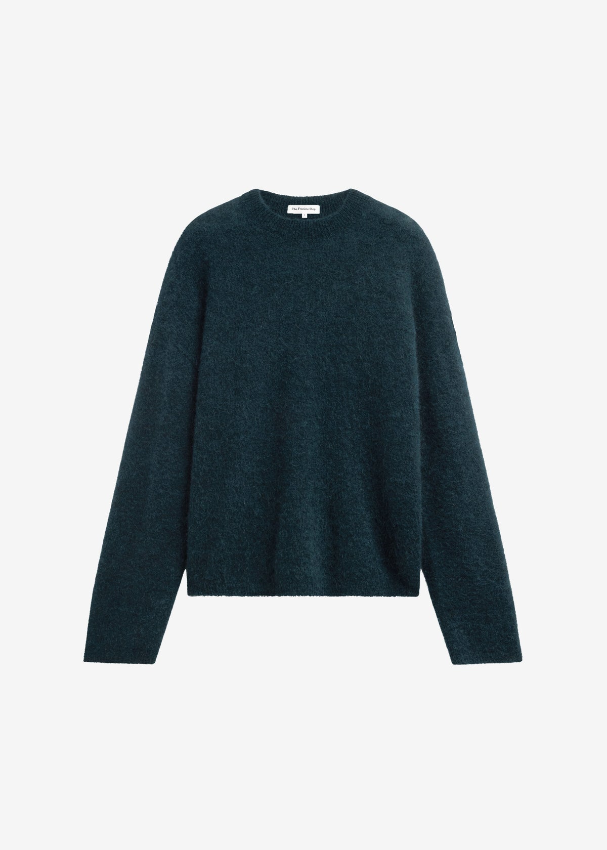 Timea Mohair Fuzzy Sweater - Bottle Green – view 8 of 8