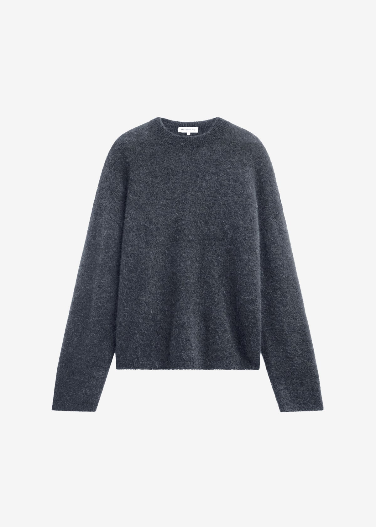 Timea Mohair Fuzzy Sweater - Dark Grey – view 6 of 6