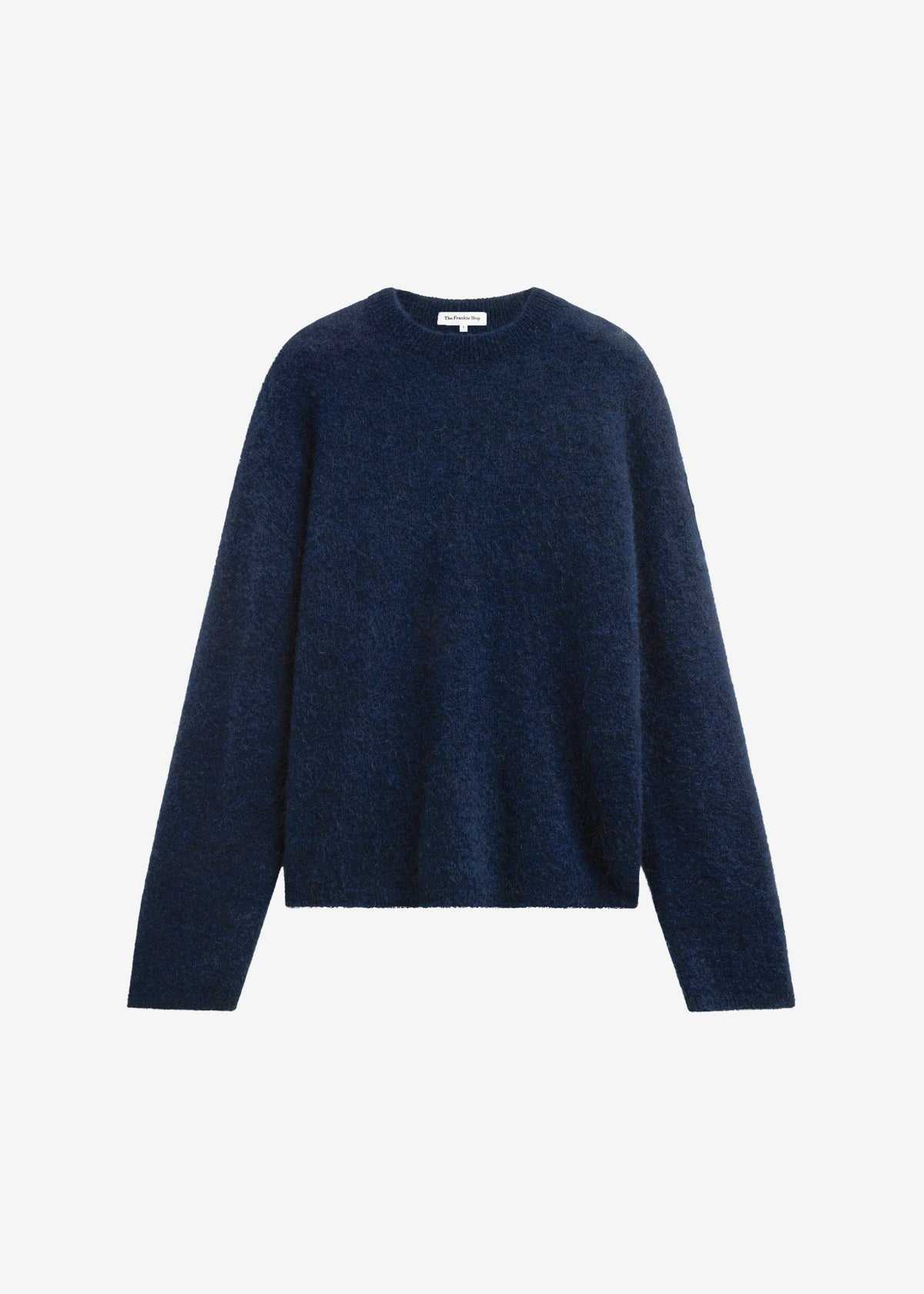 Timea Mohair Fuzzy Sweater - Navy – view 7 of 7