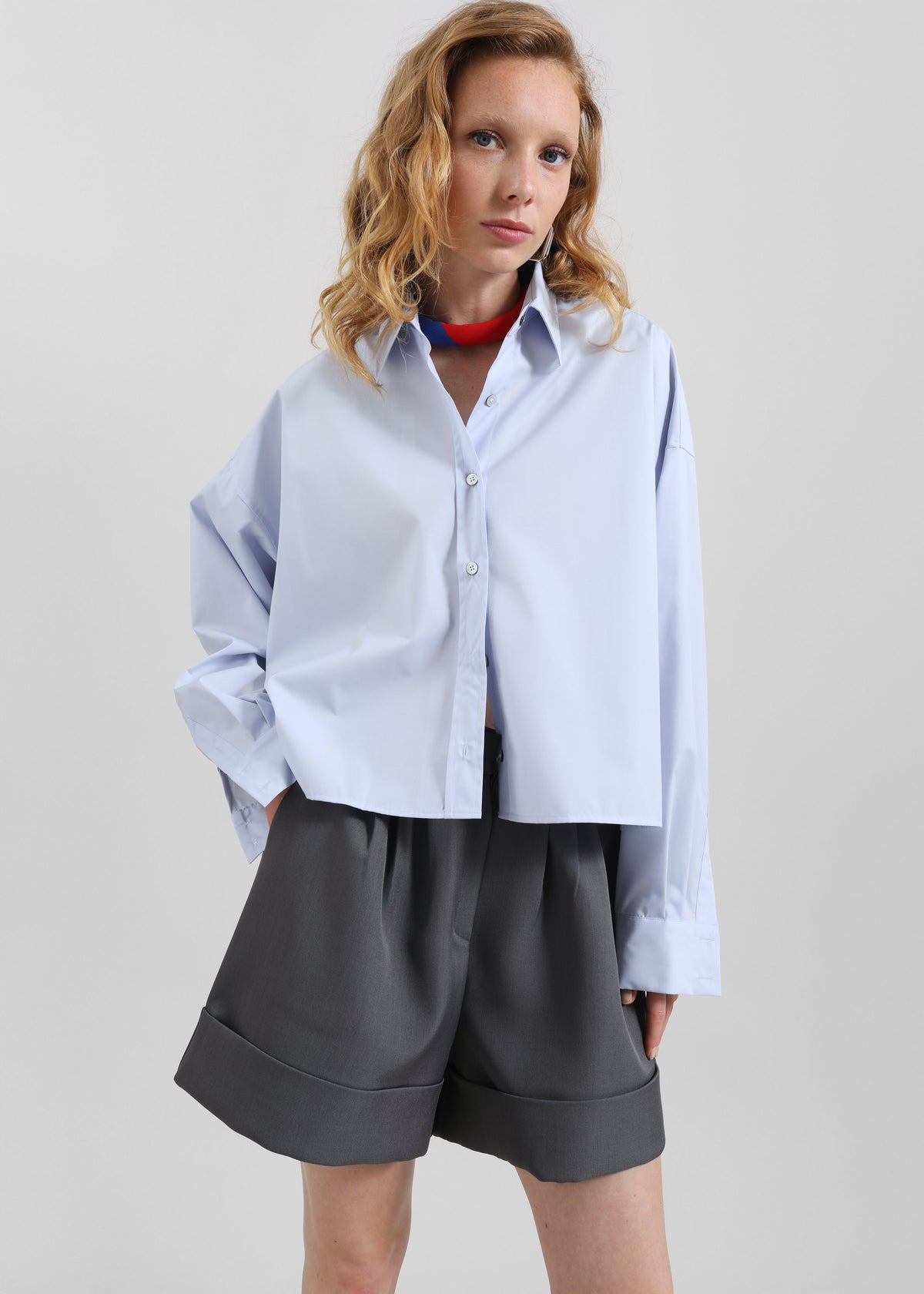 Tolmer Cuffed Shorts - Storm Grey – view 4 of 7