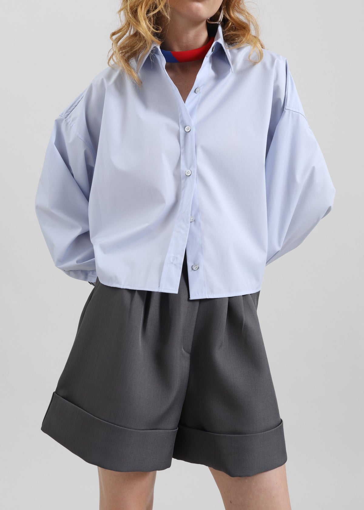 Tolmer Cuffed Shorts - Storm Grey – view 6 of 7