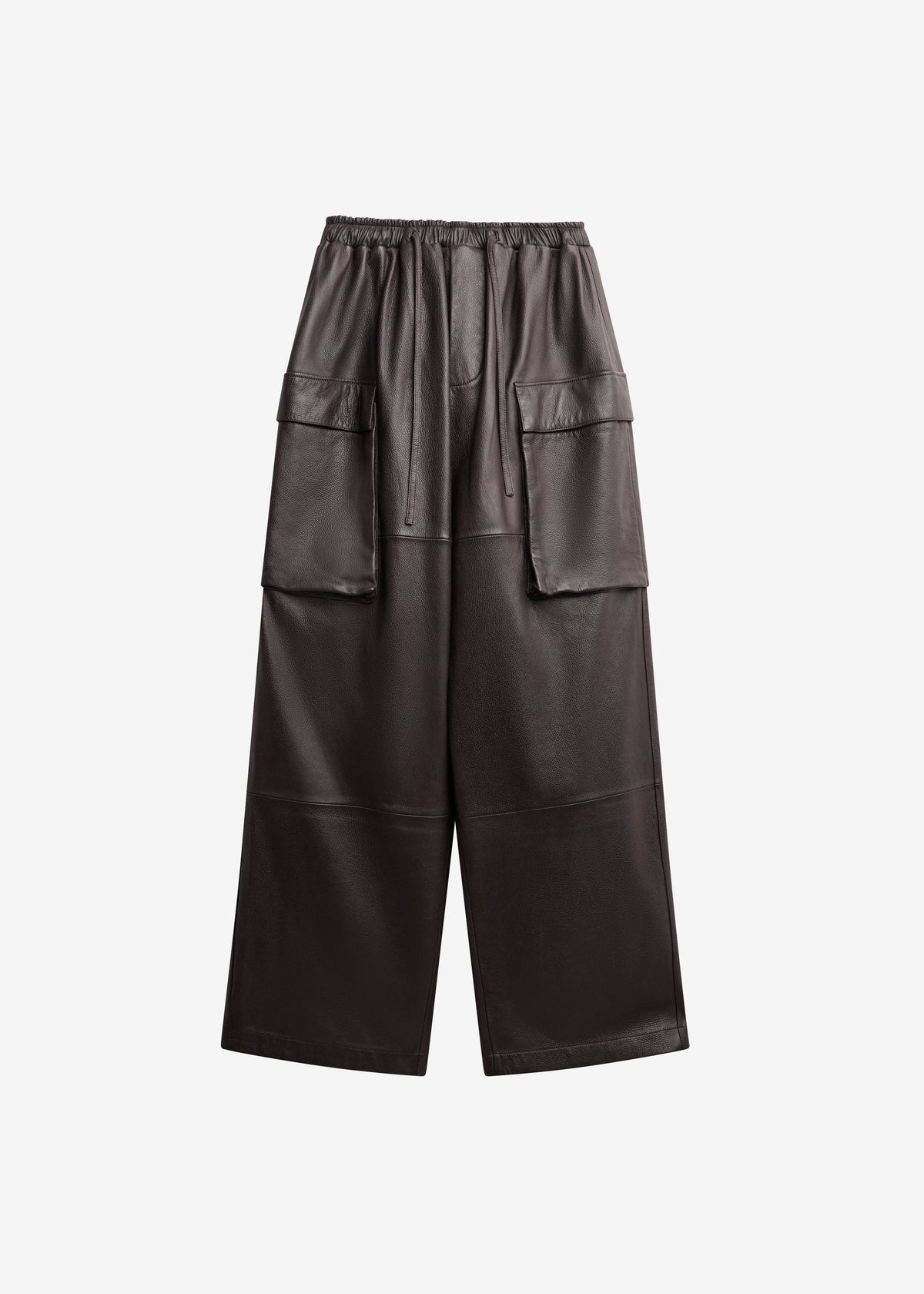 Tom Leather Cargo Pants - Vintage Brown – view 7 of 7