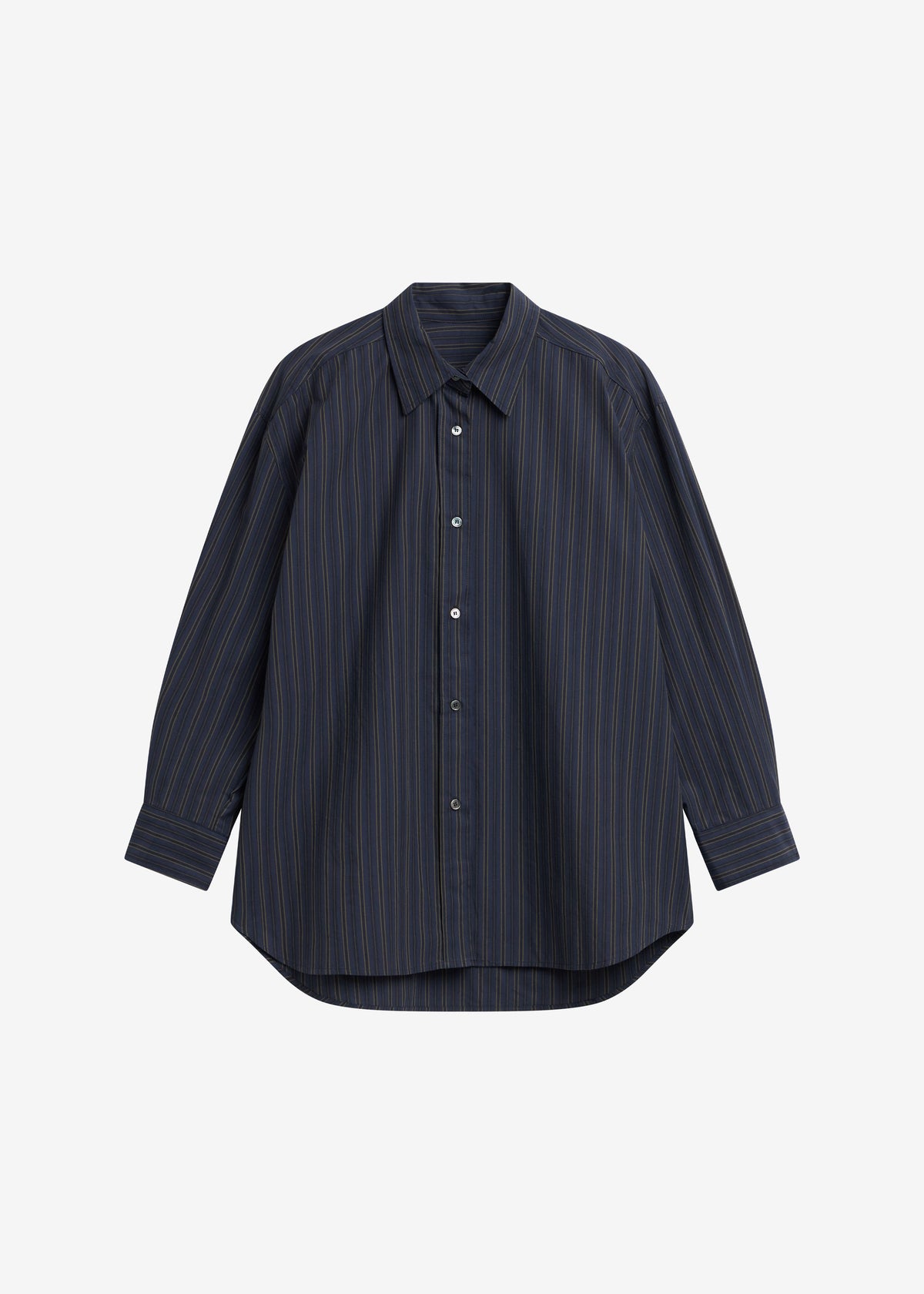 Toulon Shirt - Navy/Black Stripe – view 7 of 7