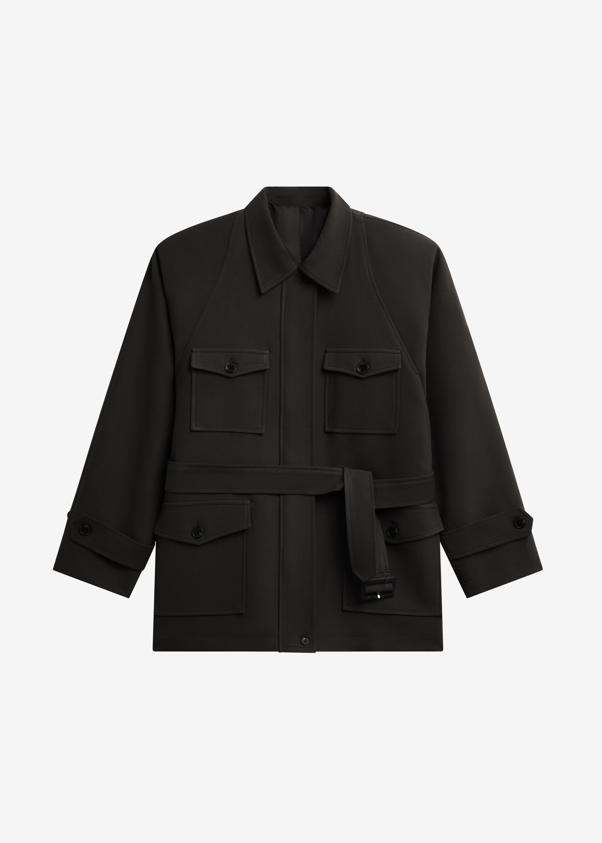 Trevose Padded Utility Jacket - Black – view 11 of 11