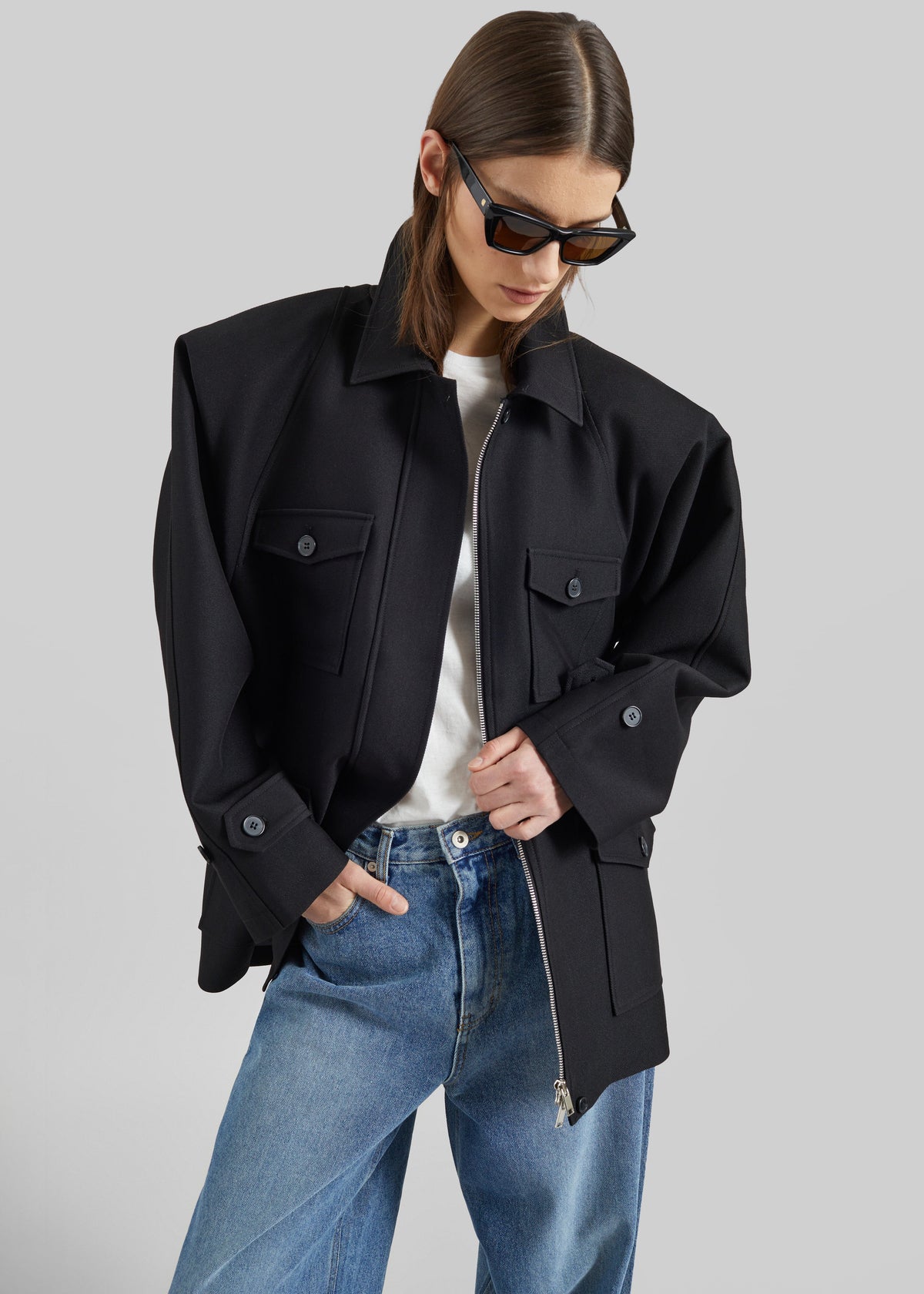 Trevose Padded Utility Jacket - Black – view 6 of 11