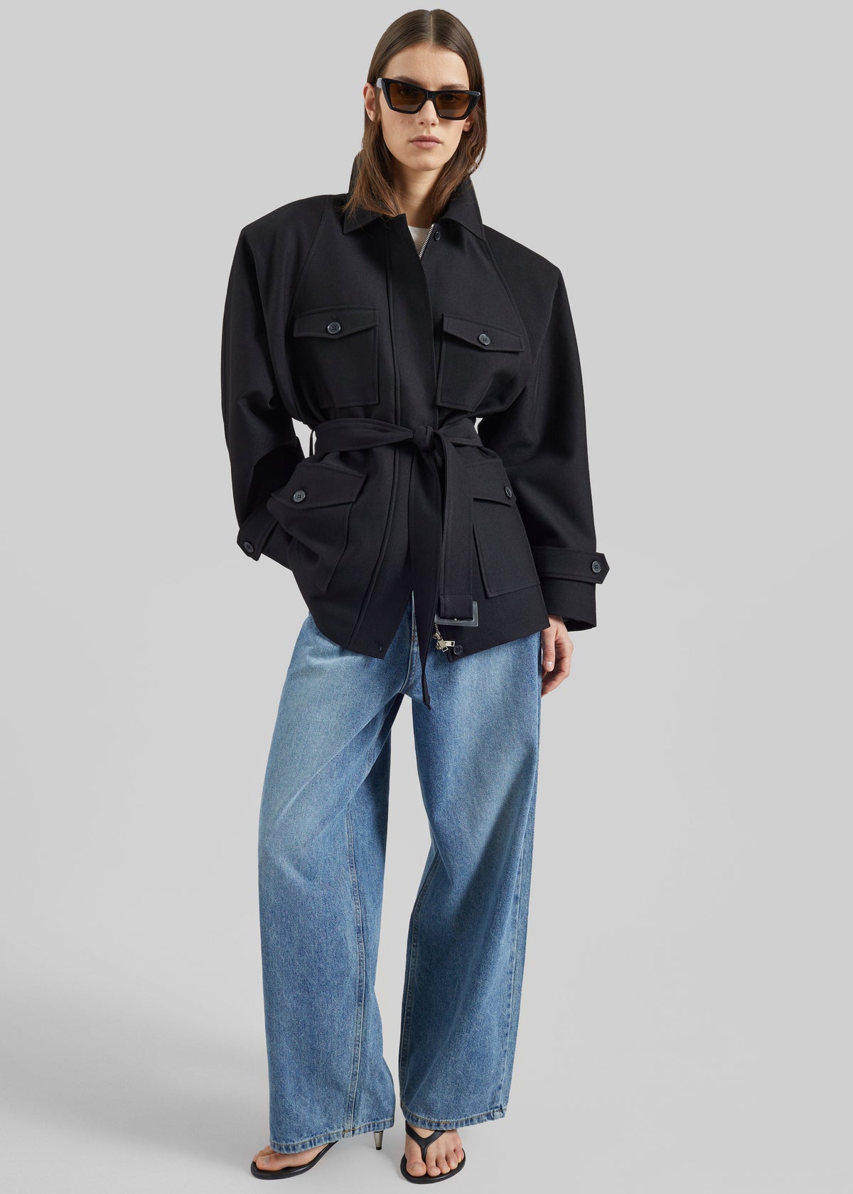 Trevose Padded Utility Jacket - Black – view 4 of 11