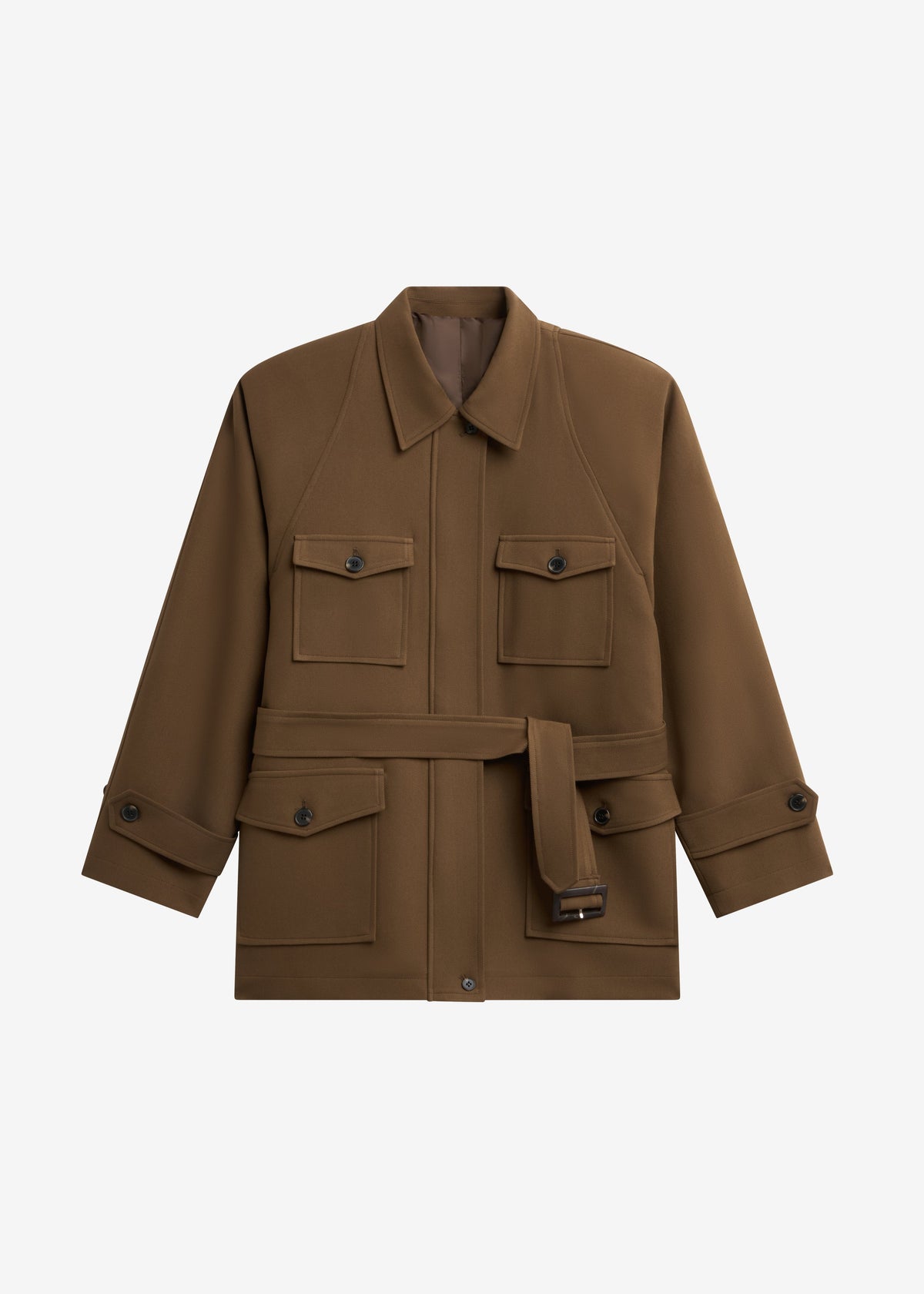 Trevose Padded Utility Jacket - Brown – view 9 of 9