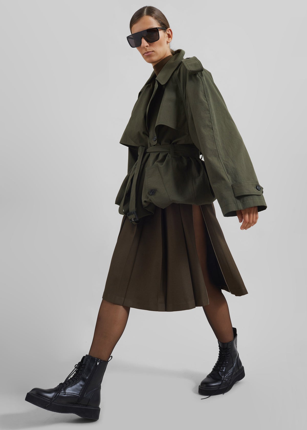 Tromso Convertible Trench - Khaki – view 3 of 12