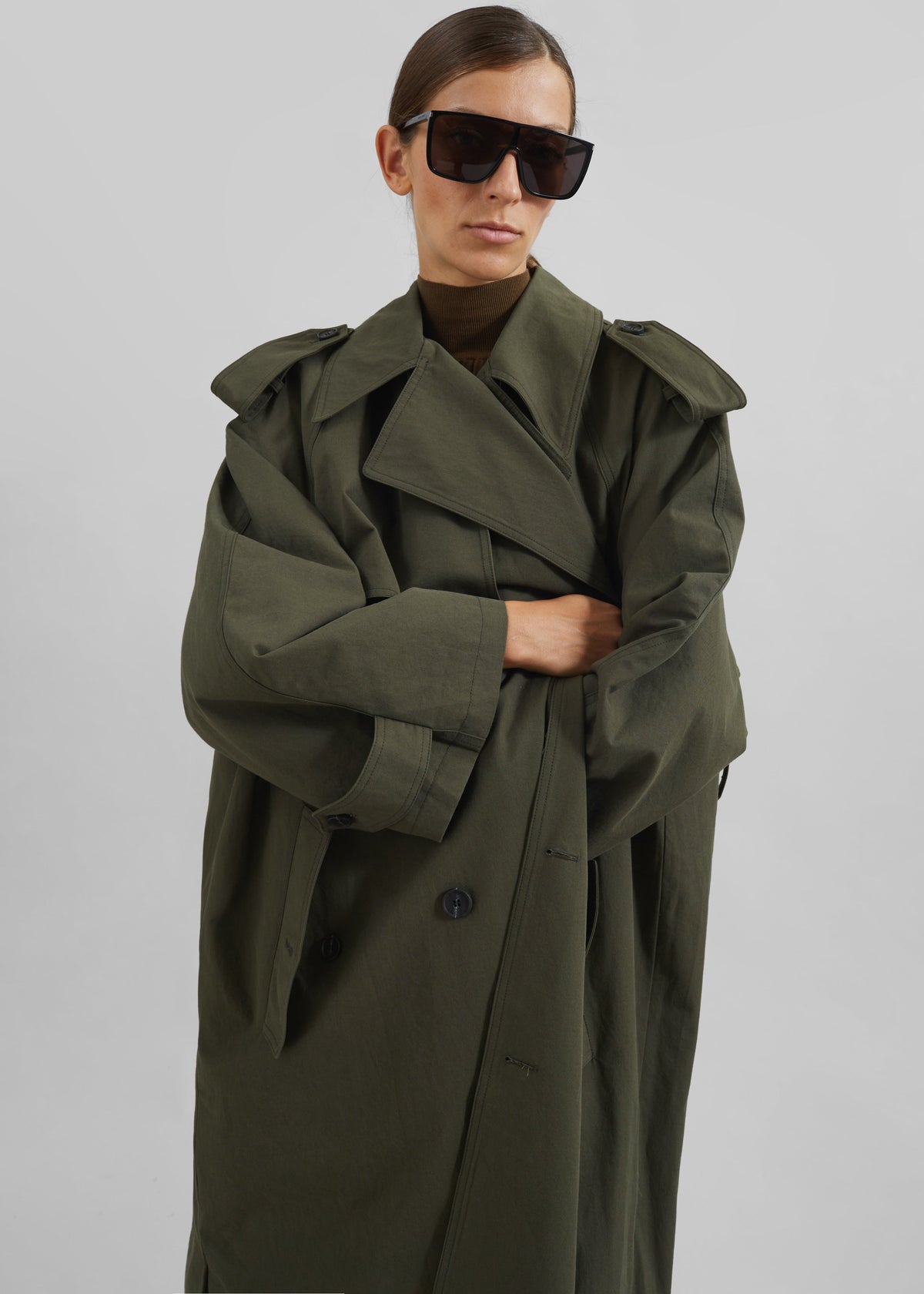 Tromso Convertible Trench - Khaki – view 5 of 12