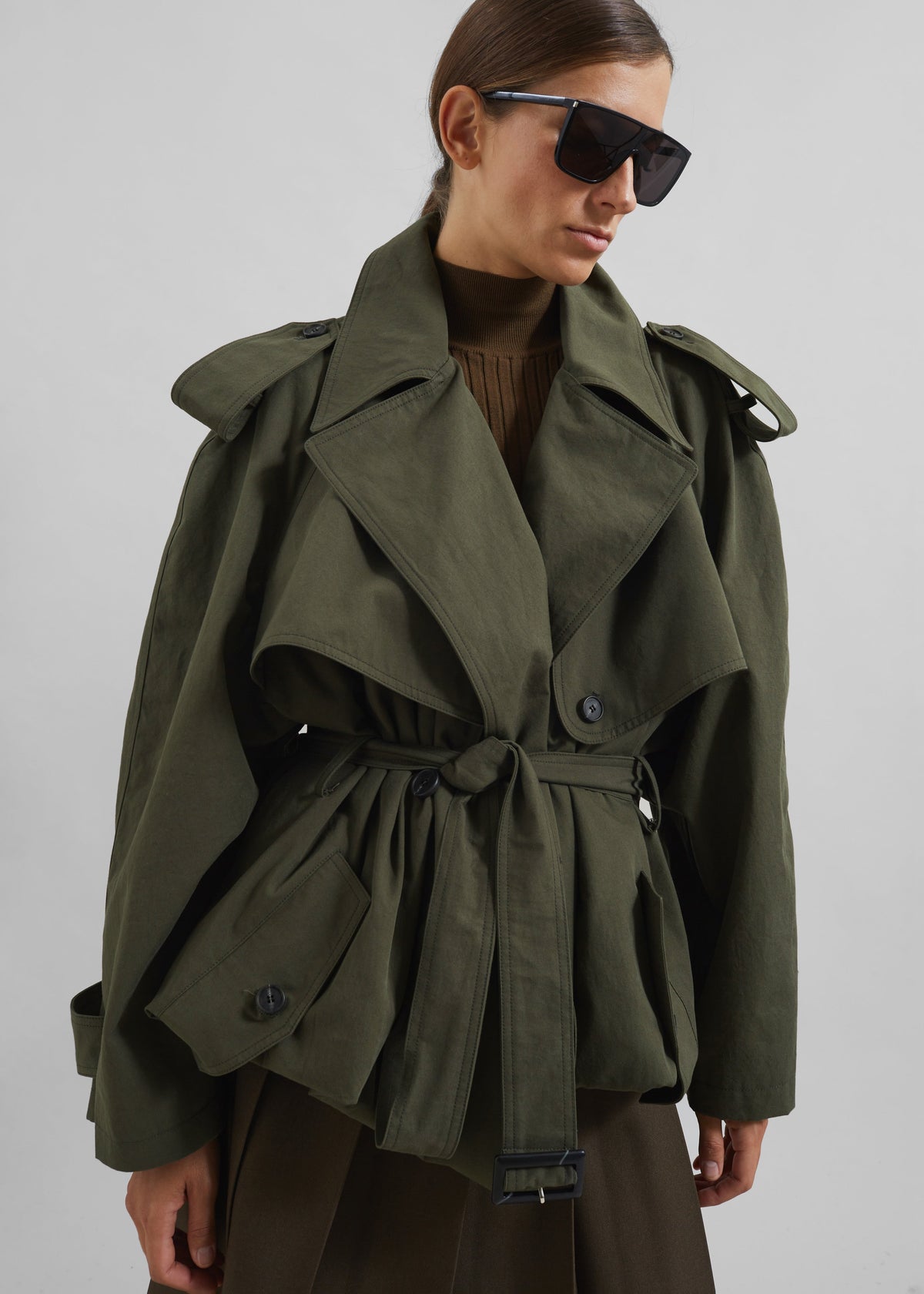 Tromso Convertible Trench - Khaki – view 8 of 12