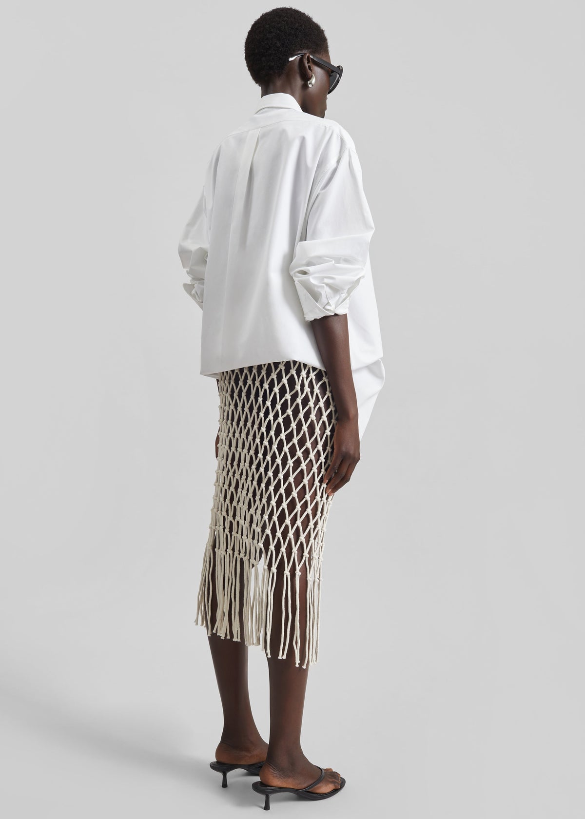 Tropea Macrame Skirt - Ecru – view 7 of 8