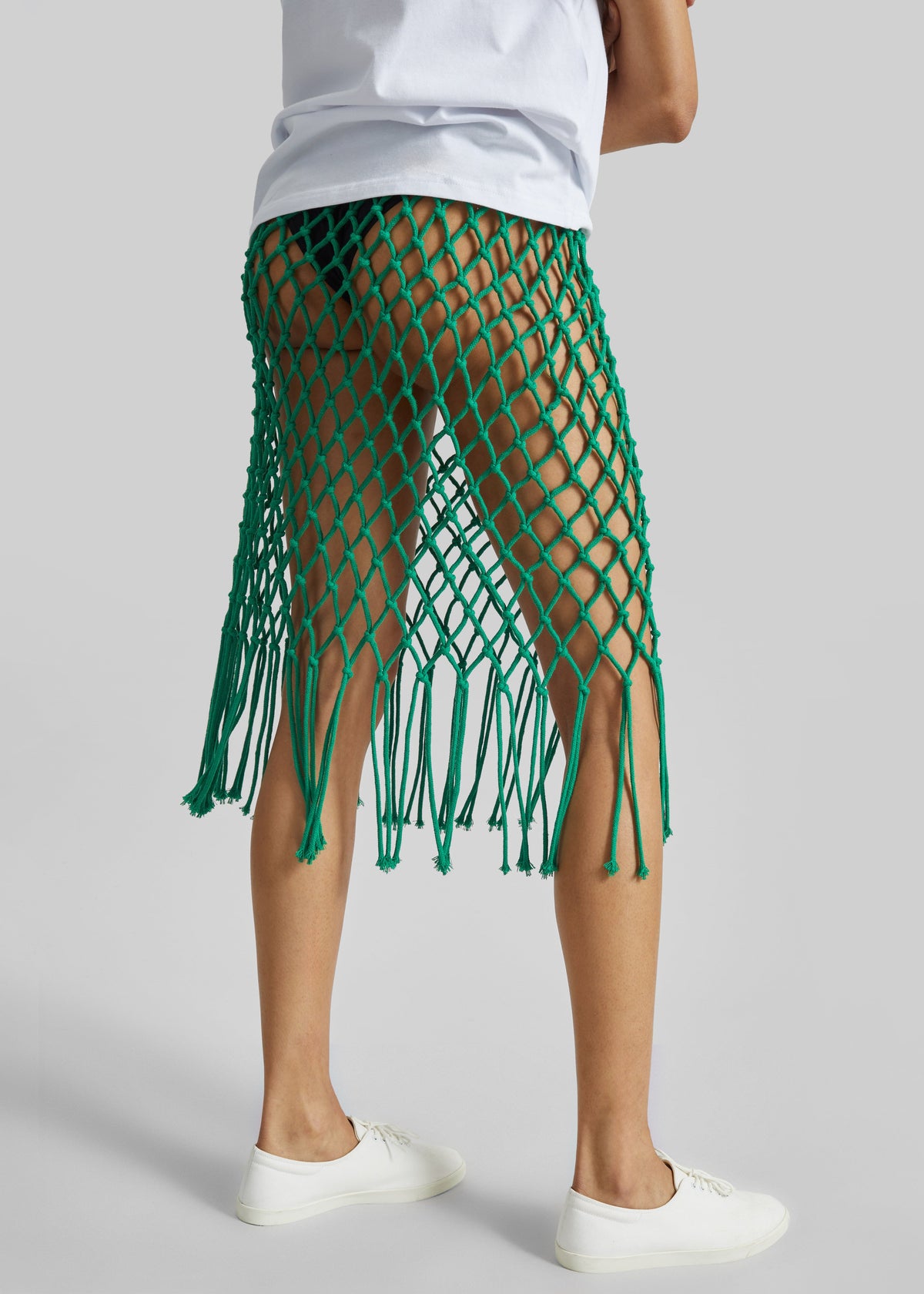 Tropea Macrame Skirt - Green – view 7 of 8