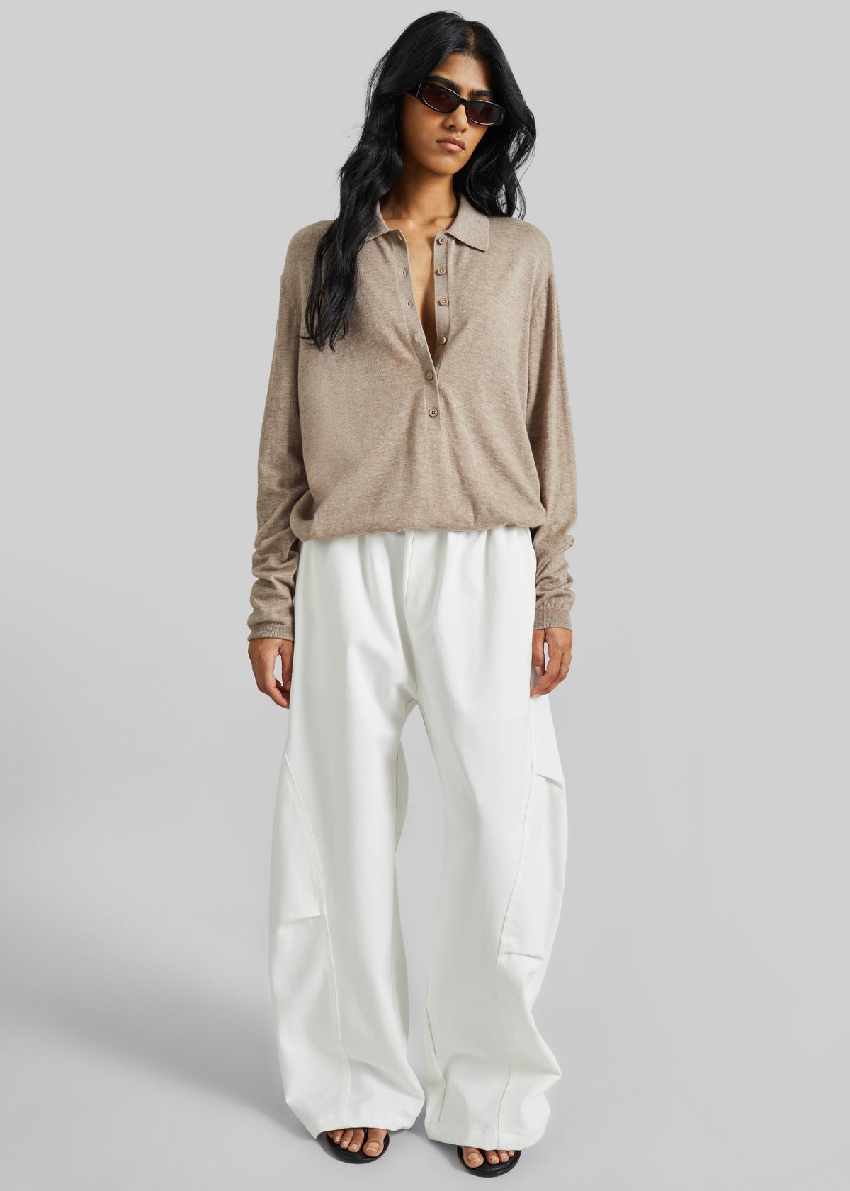 Tulsa Curved Pants - White – view 1 of 6