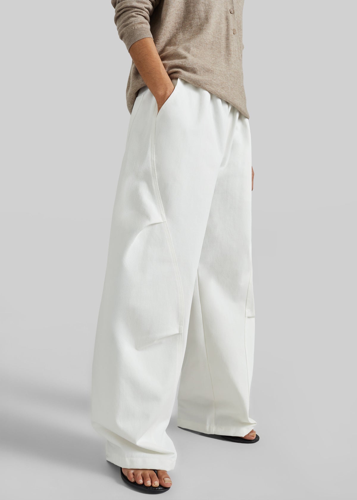 Tulsa Curved Pants - White – view 2 of 6