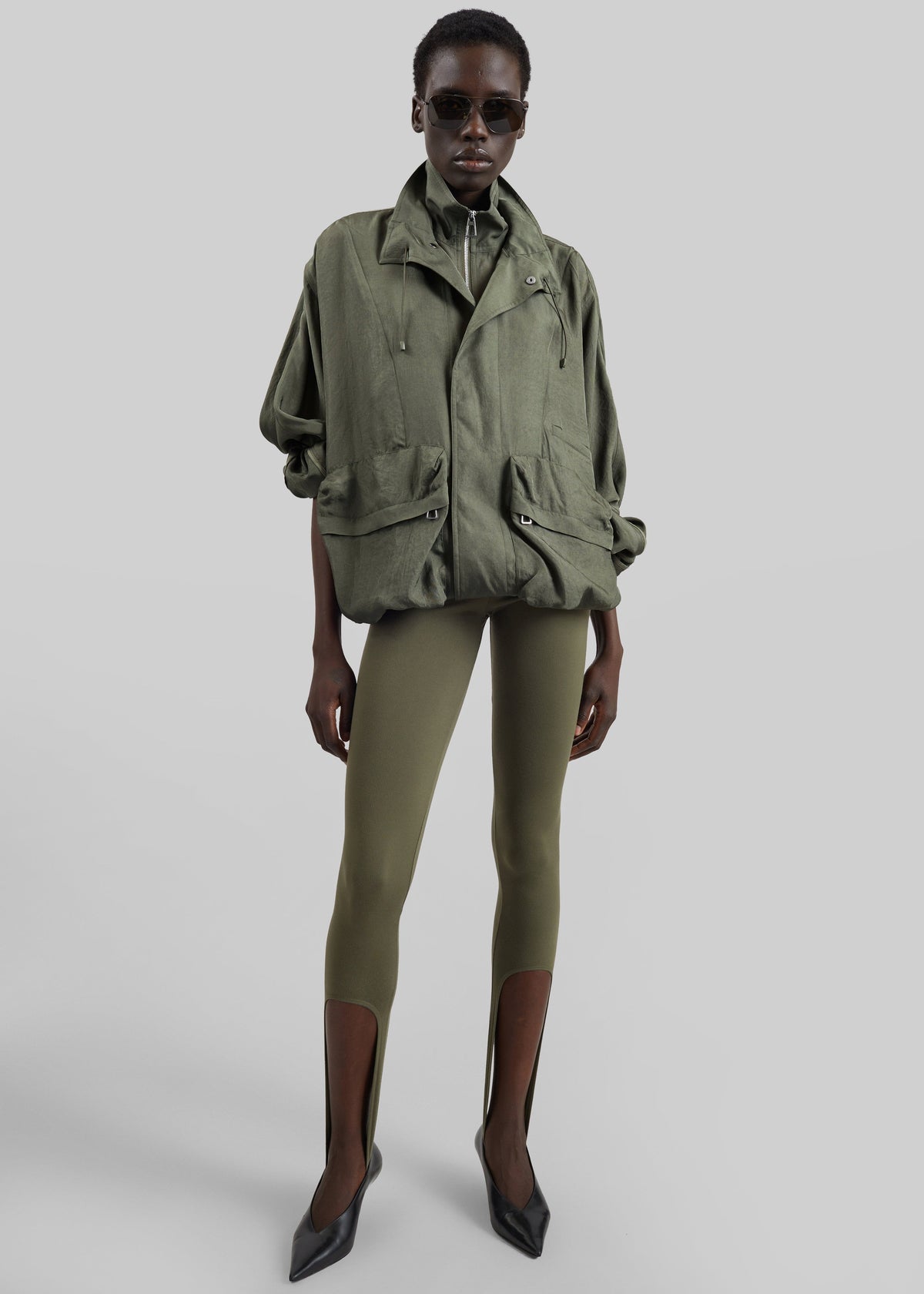 Twilla Stirrup Leggings - Olive – view 3 of 8