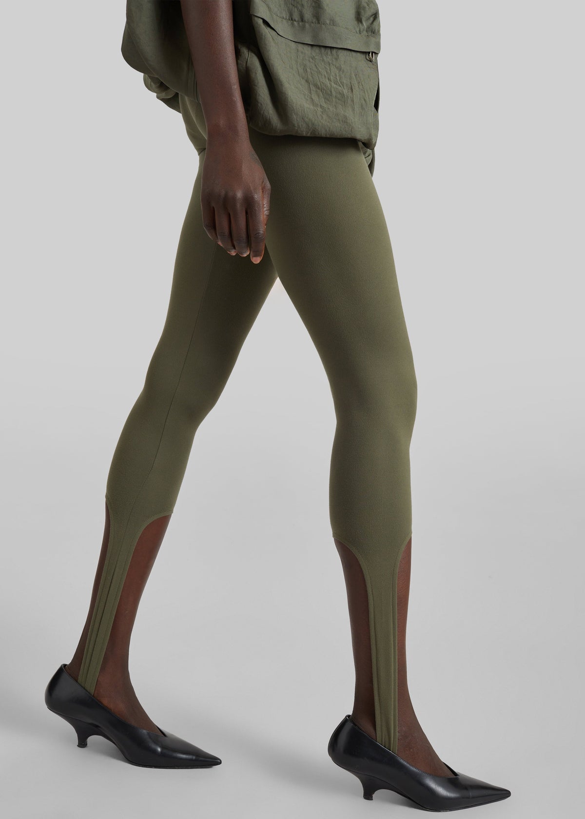 Twilla Stirrup Leggings - Olive – view 5 of 8