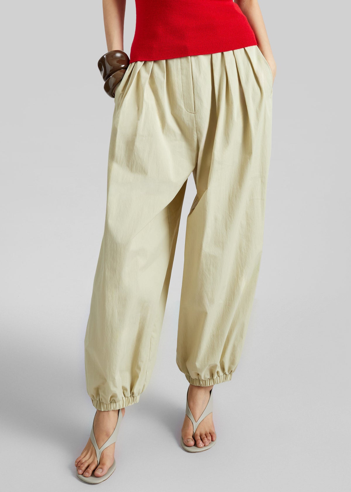 Vannes Balloon Pants - Beige – view 2 of 7