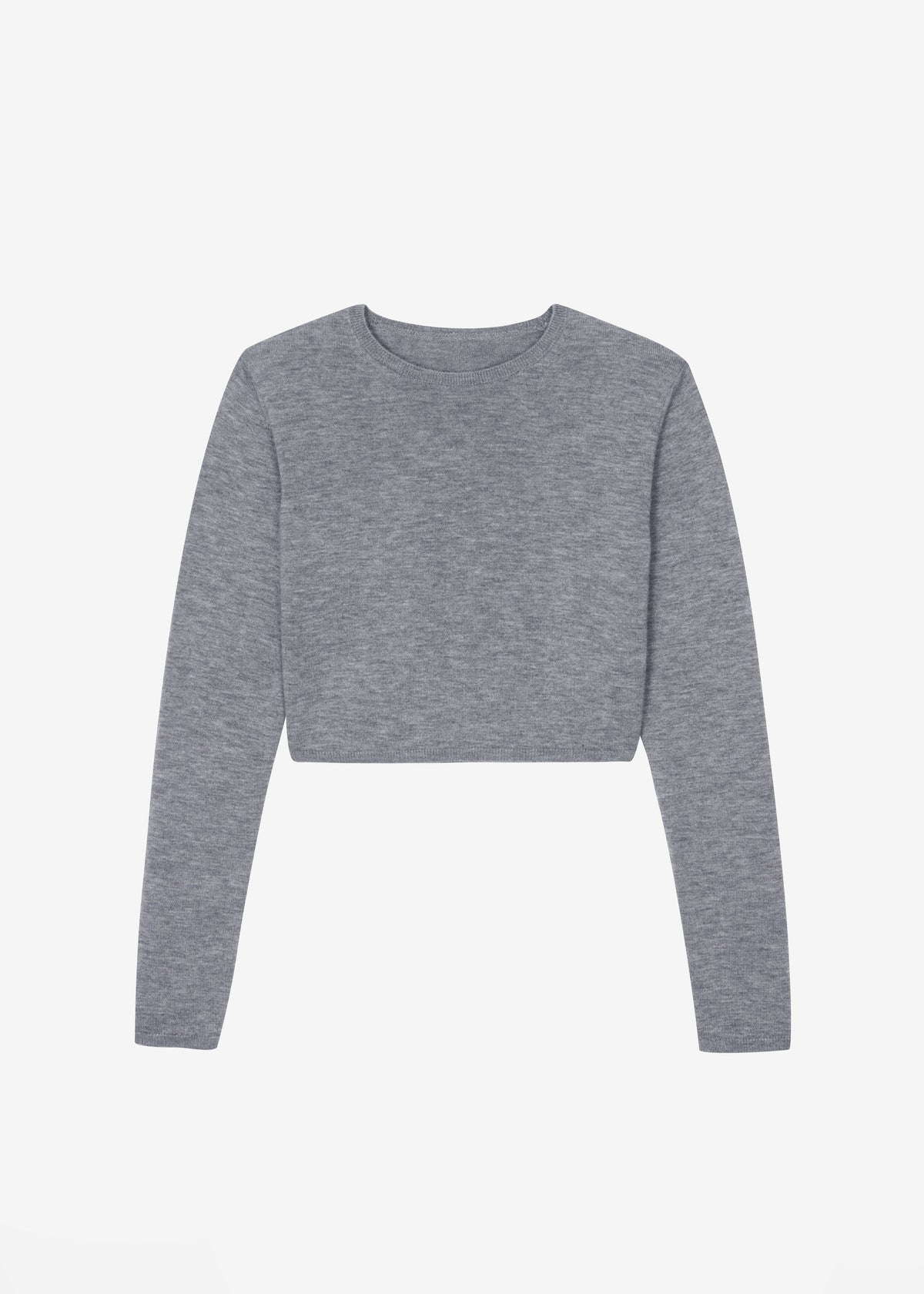 Veer Zip Cropped Sweater - Grey – view 7 of 7