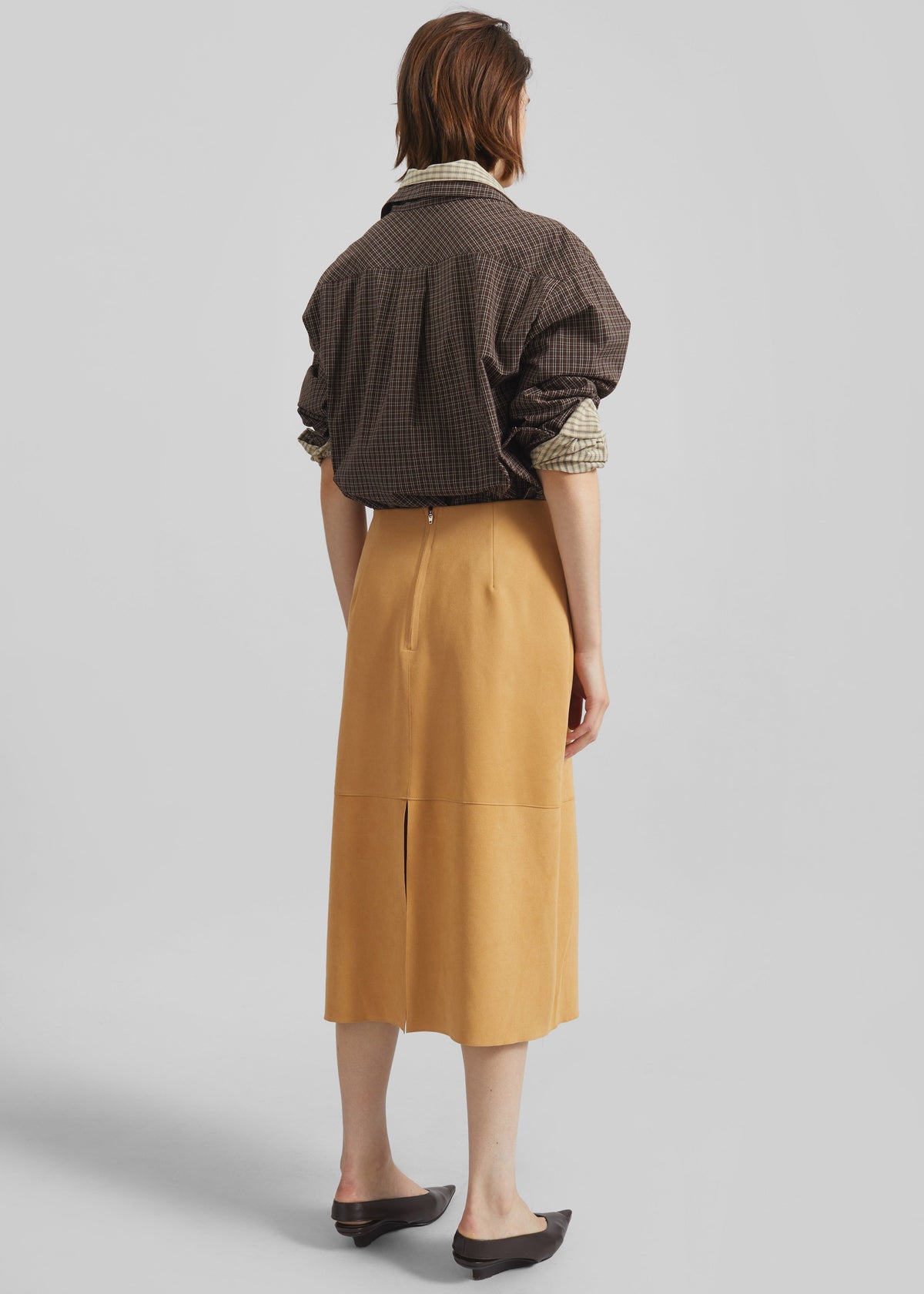 Vesta Cotton Shirt - Brown Plaid – view 6 of 7