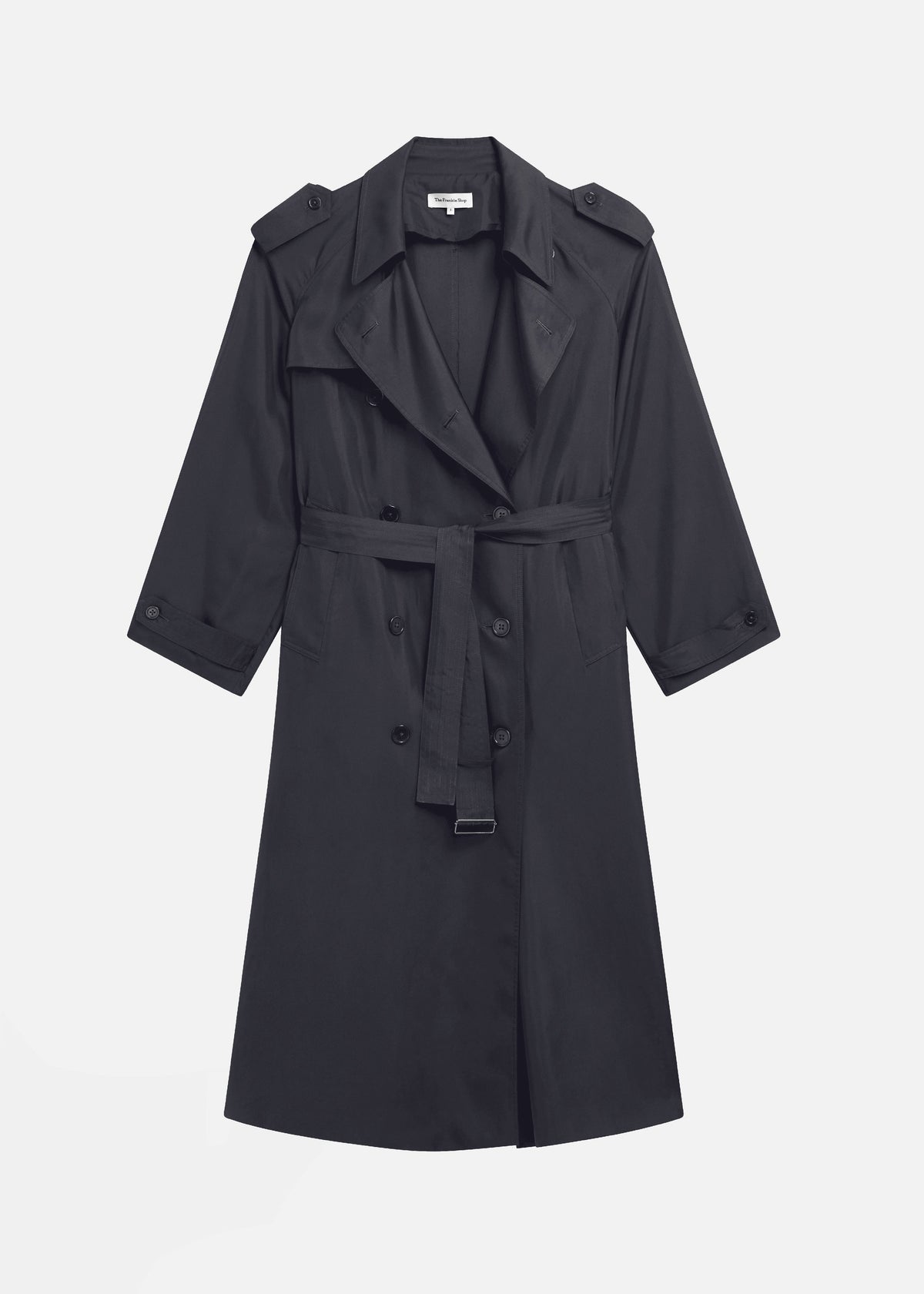 Veyron Silk Trench - Storm Grey – view 7 of 7