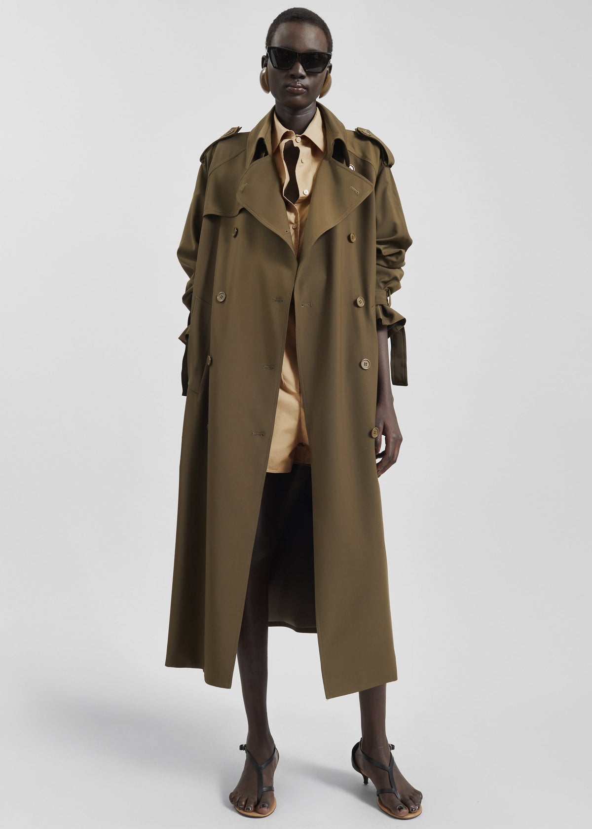 Veyron Trench Coat - Khaki – view 1 of 12