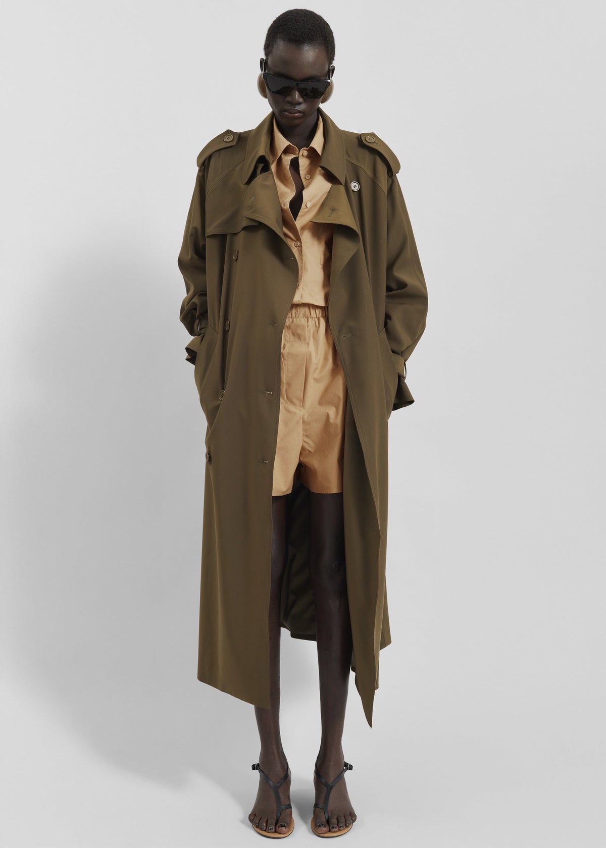 Veyron Trench Coat - Khaki – view 5 of 12