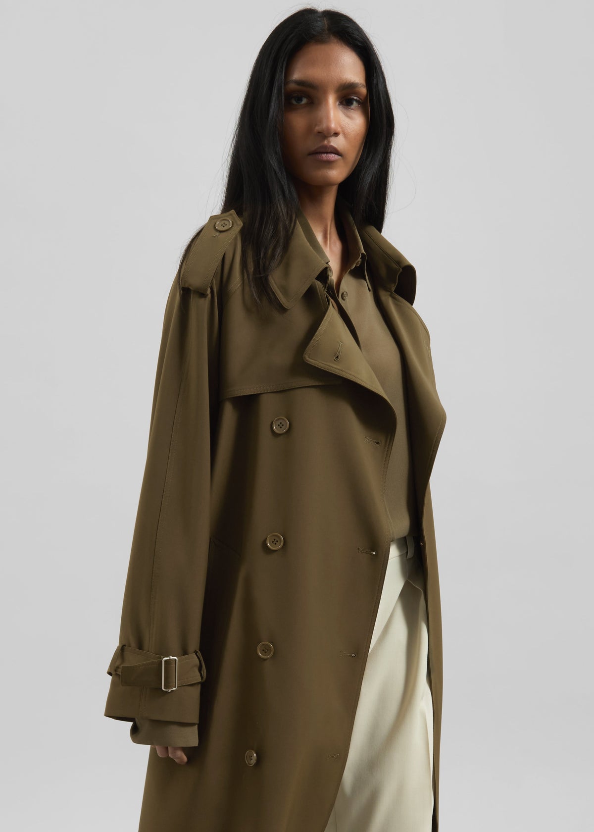 Veyron Trench Coat - Khaki – view 7 of 12