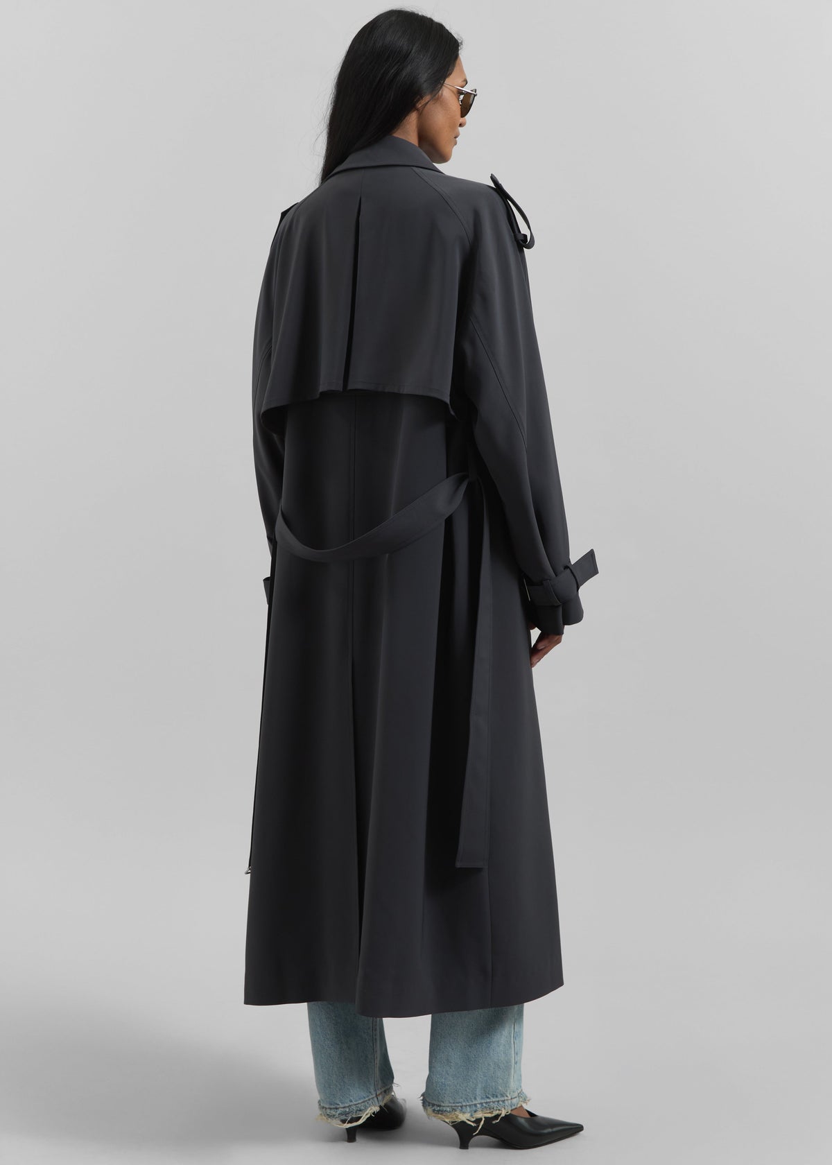 Veyron Trench Coat - Storm Grey – view 6 of 7