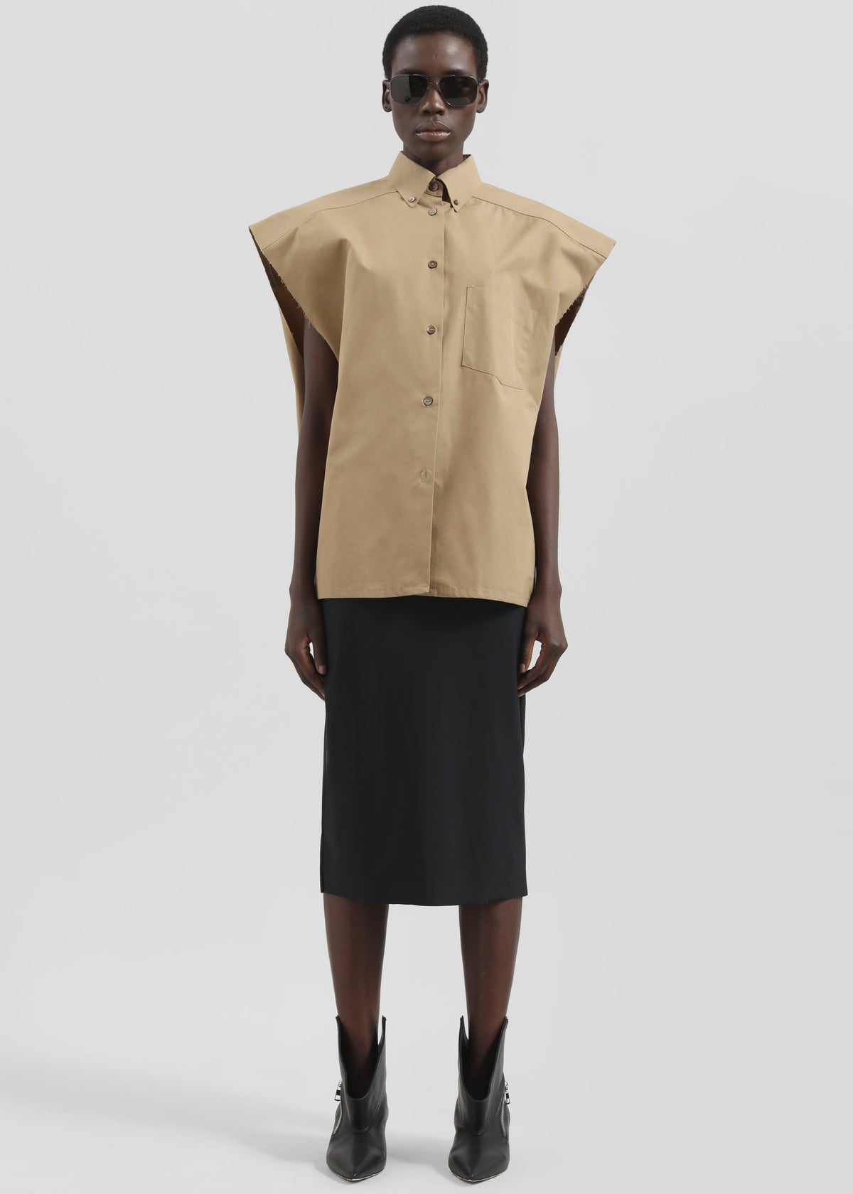 Viera Midi Skirt - Black – view 4 of 7