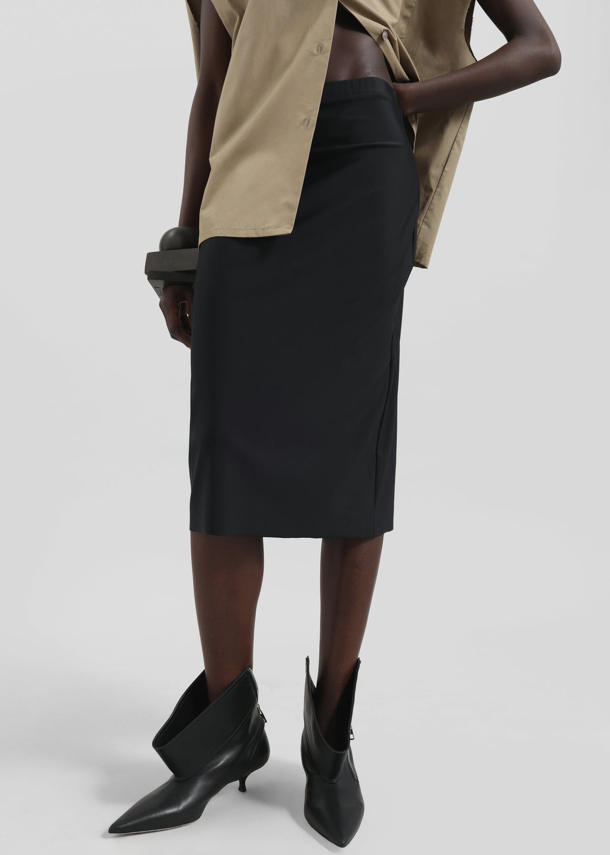 Viera Midi Skirt - Black – view 2 of 7