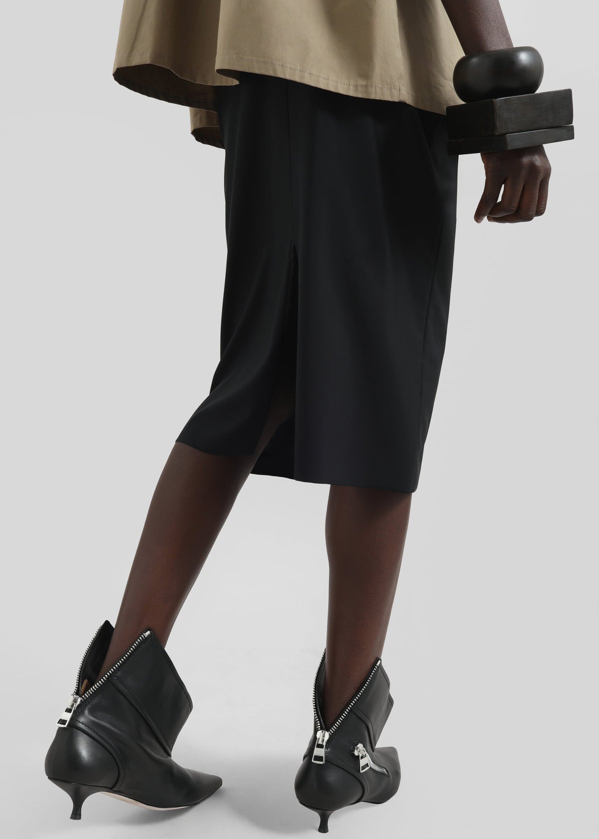 Viera Midi Skirt - Black – view 3 of 7