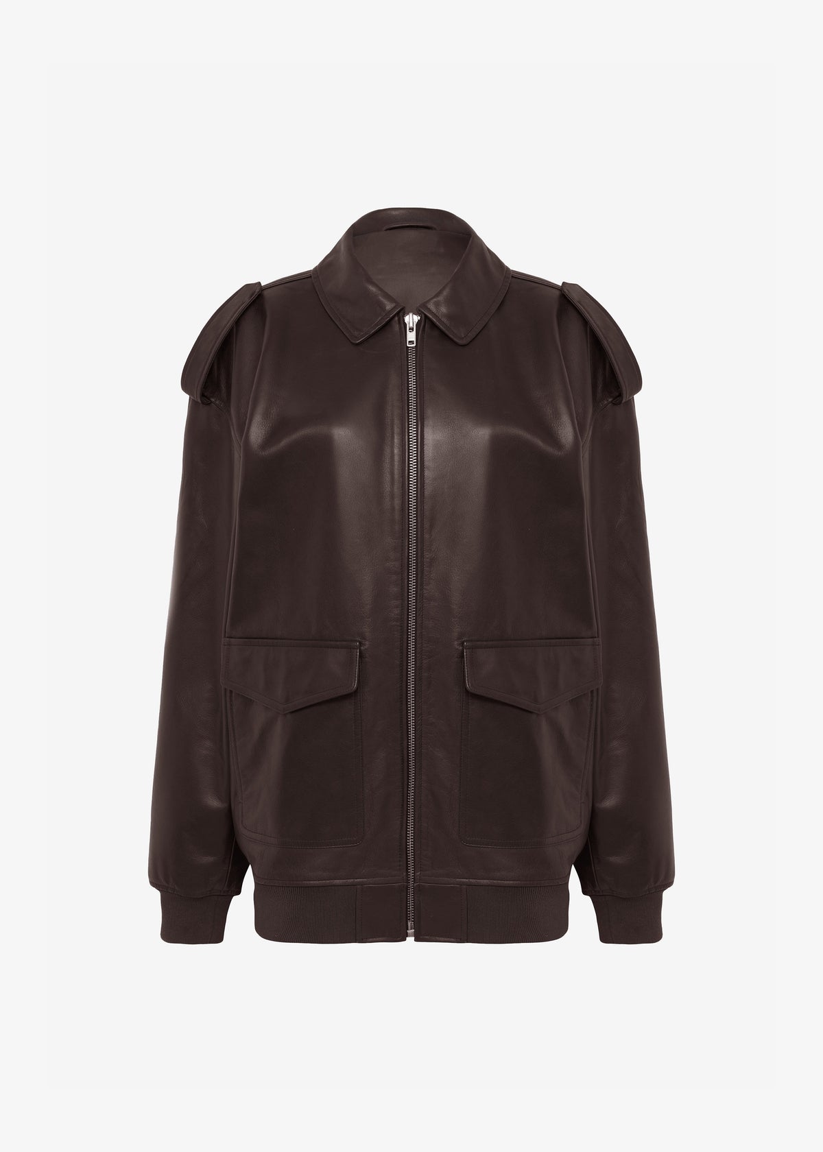 Viper Leather Jacket - Brown – view 9 of 9