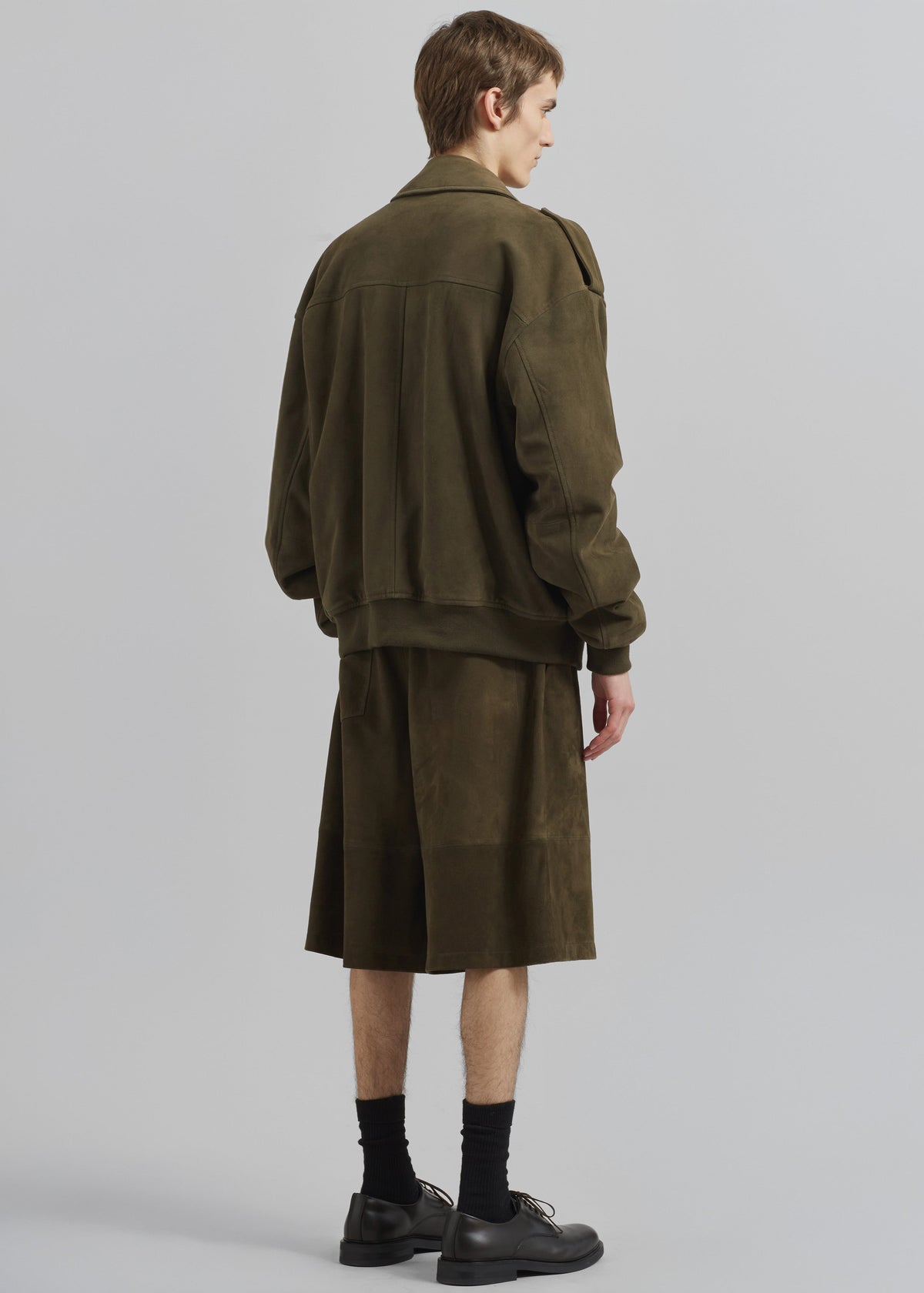Viper Suede Jacket - Khaki – view 12 of 13