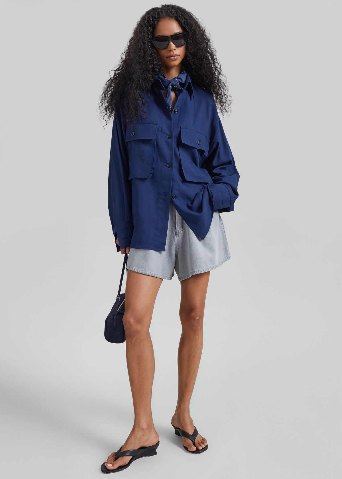 Vito Utility Shirt - Navy – view 4 of 8