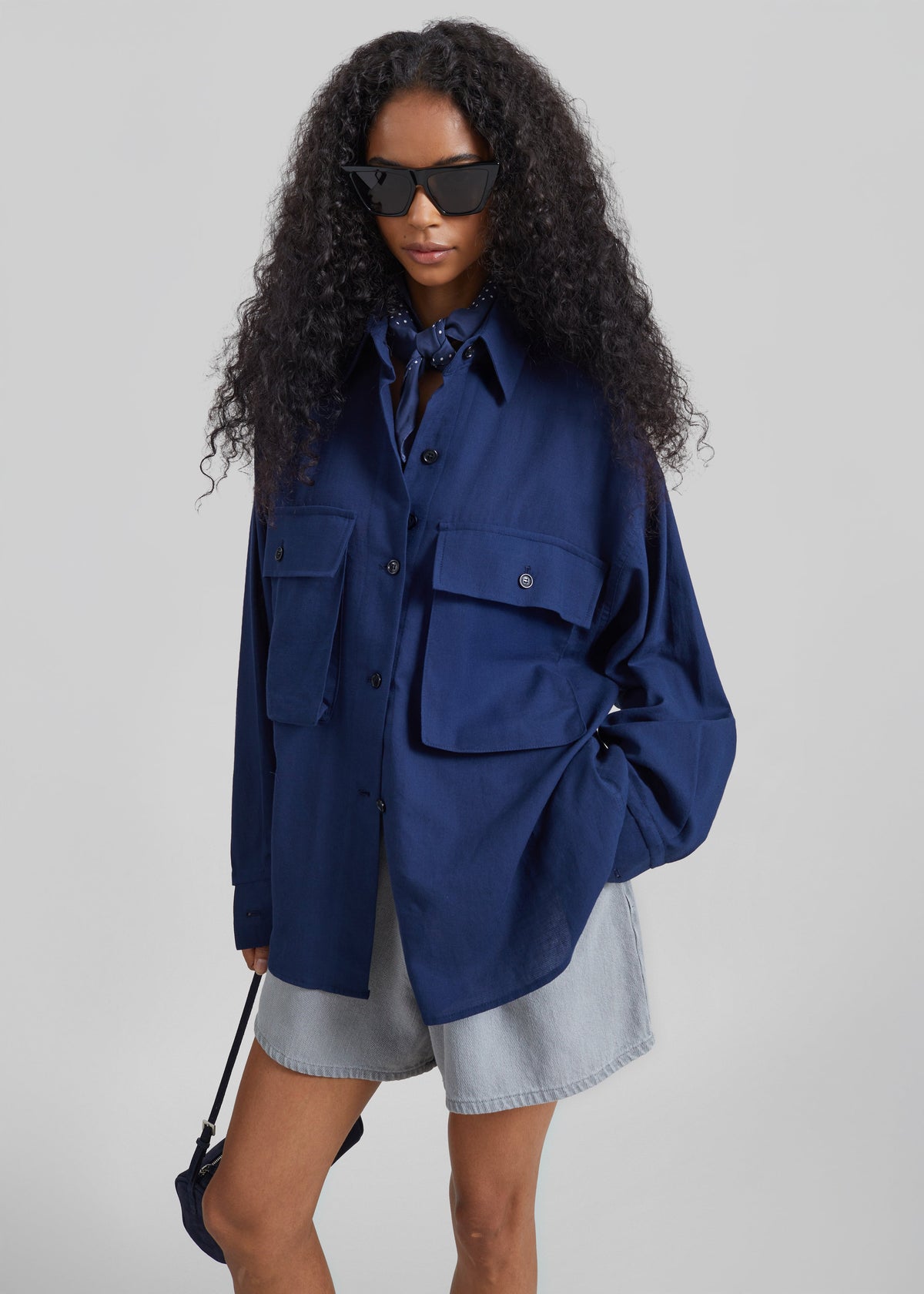 Vito Utility Shirt - Navy – view 5 of 8