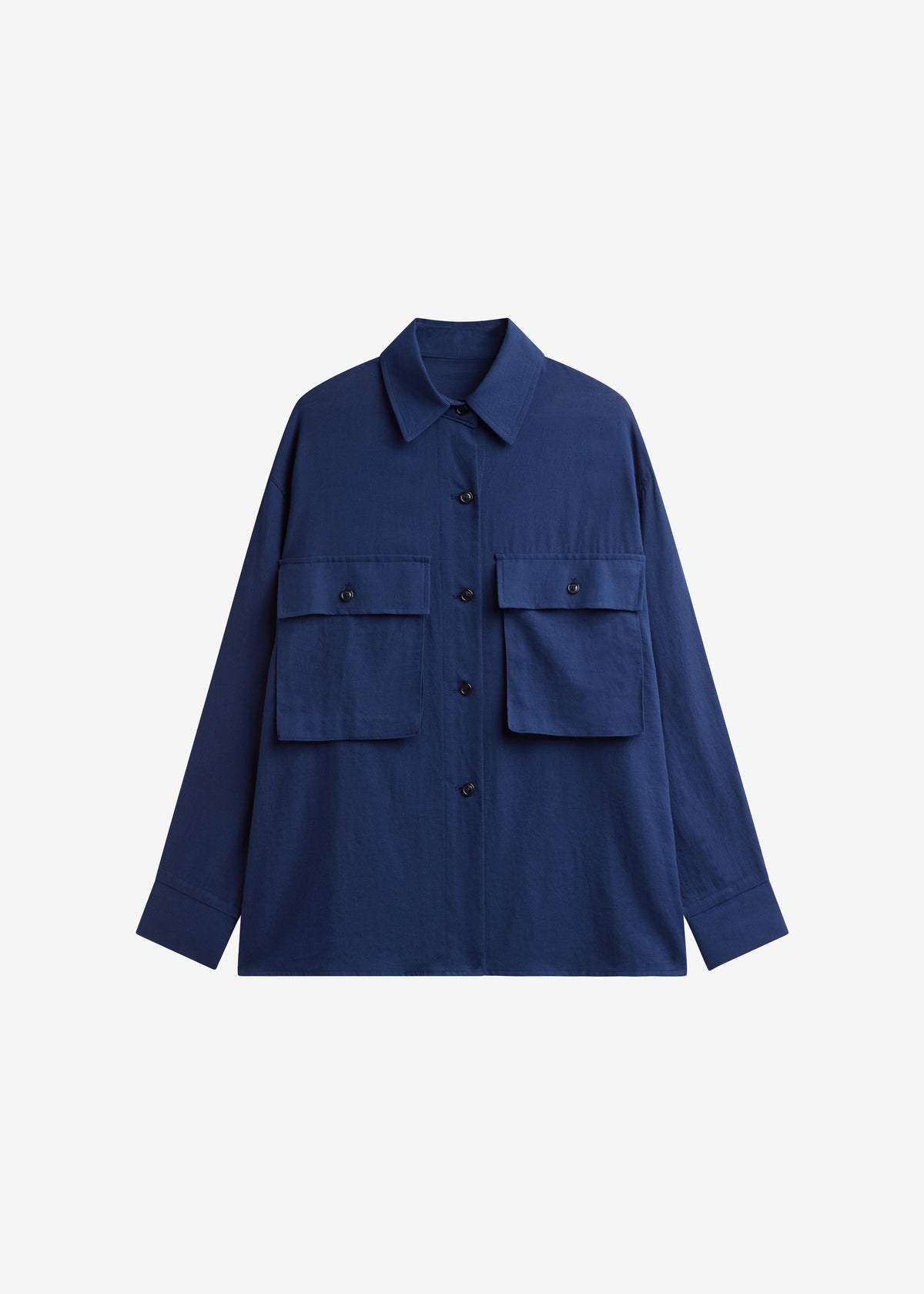 Vito Utility Shirt - Navy – view 8 of 8