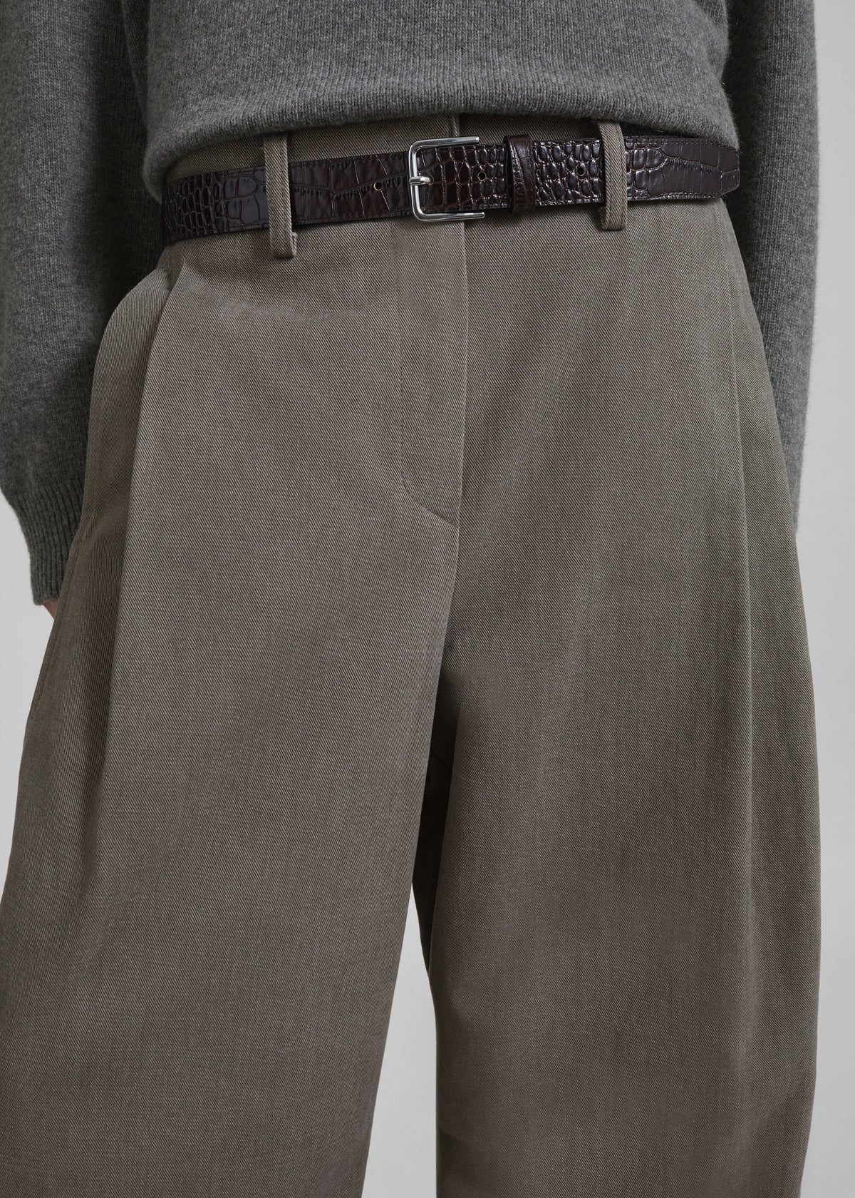 Vora Barrel Leg Pants - Grey – view 5 of 9