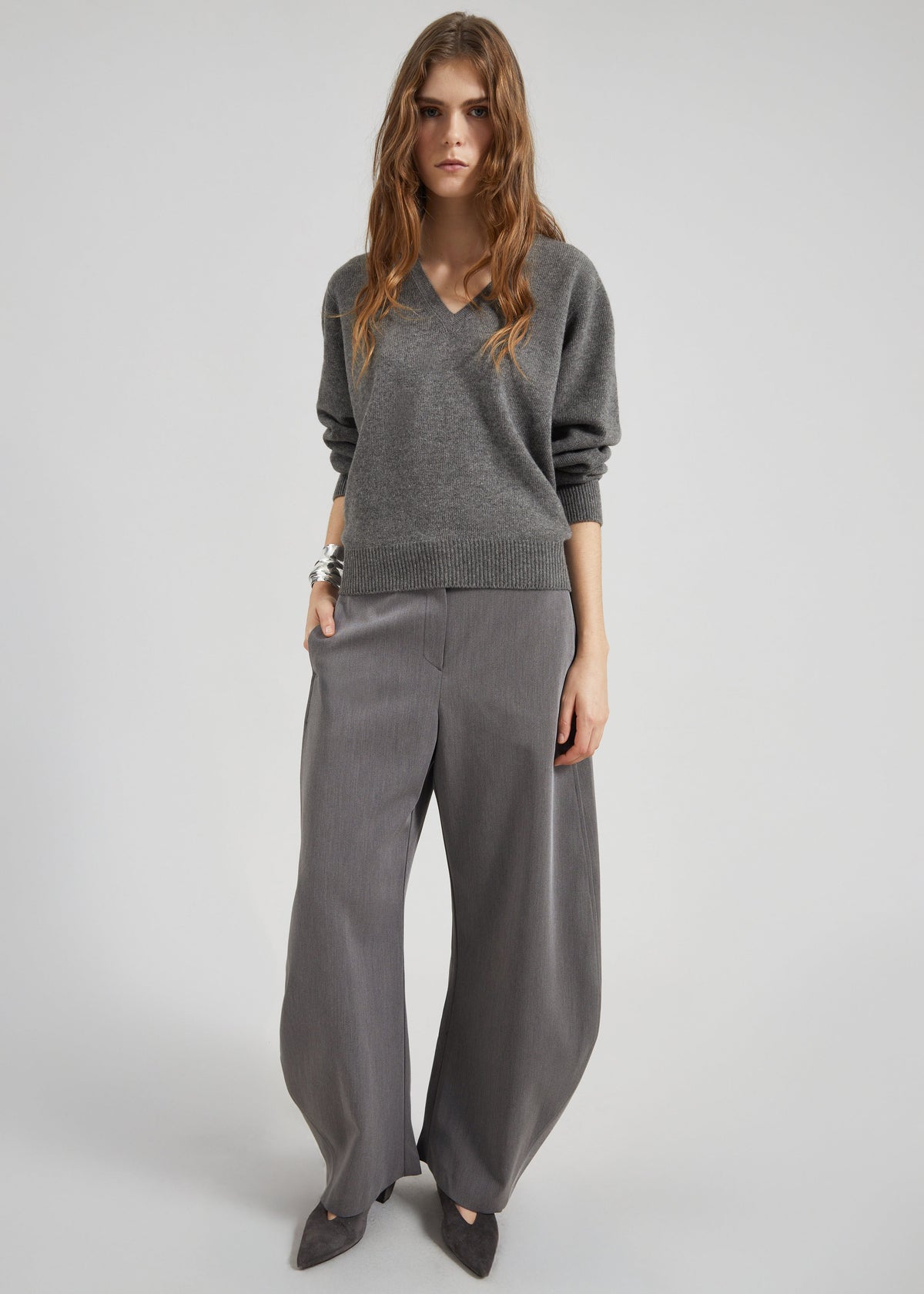 Vosges Barrel Leg Pants - Grey – view 7 of 9