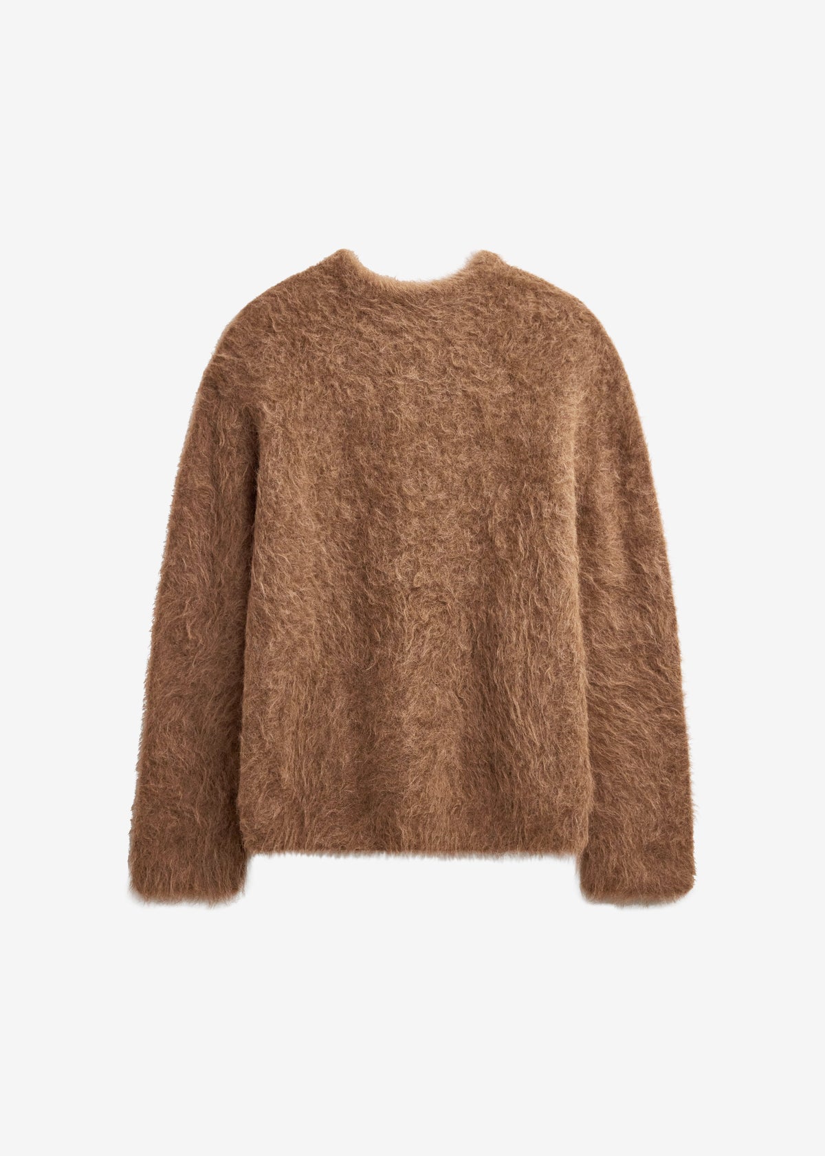 Willy Alpaca Knit Sweater - Dark Taupe – view 11 of 11