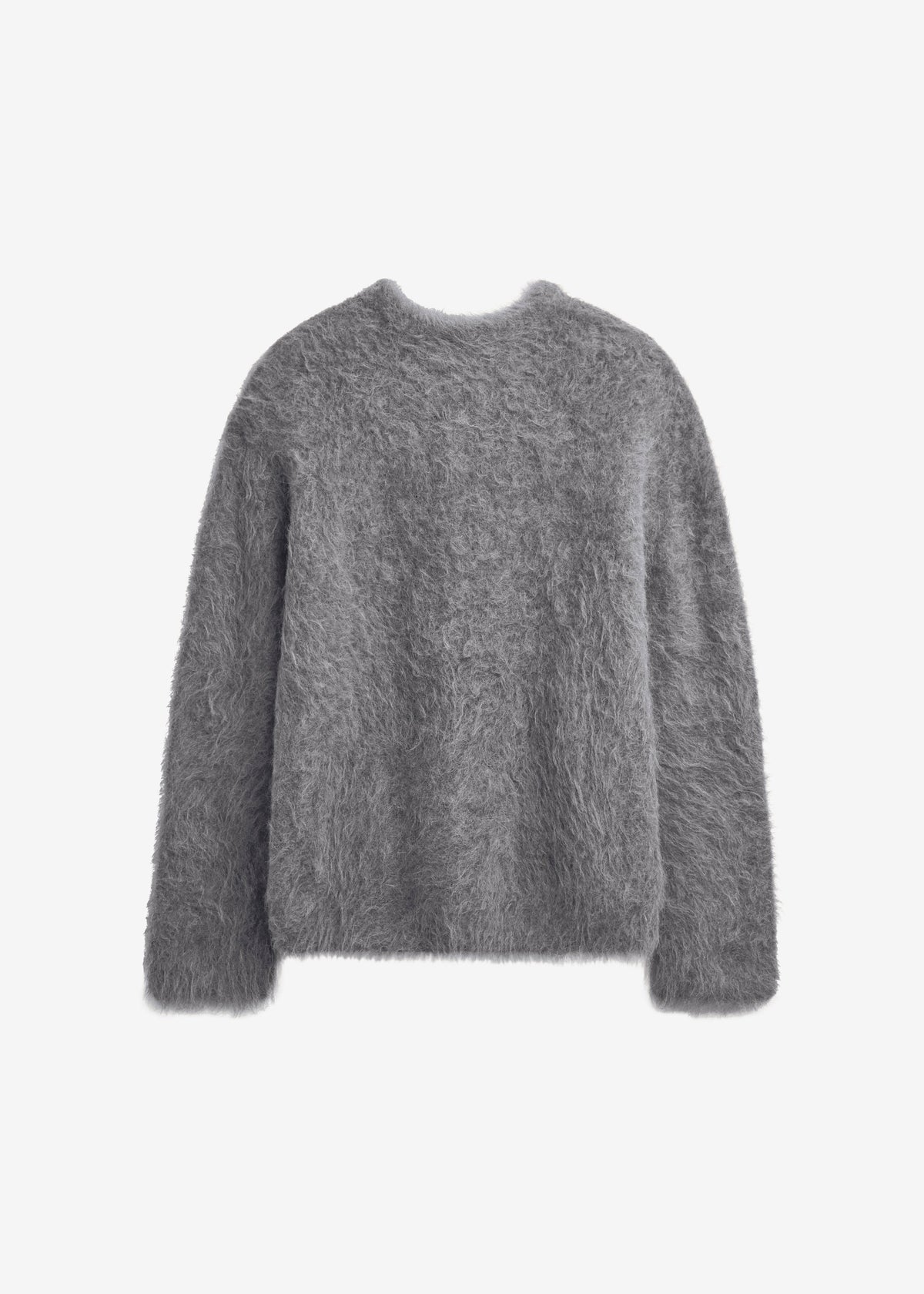 Willy Alpaca Knit Sweater - Grey – view 10 of 10