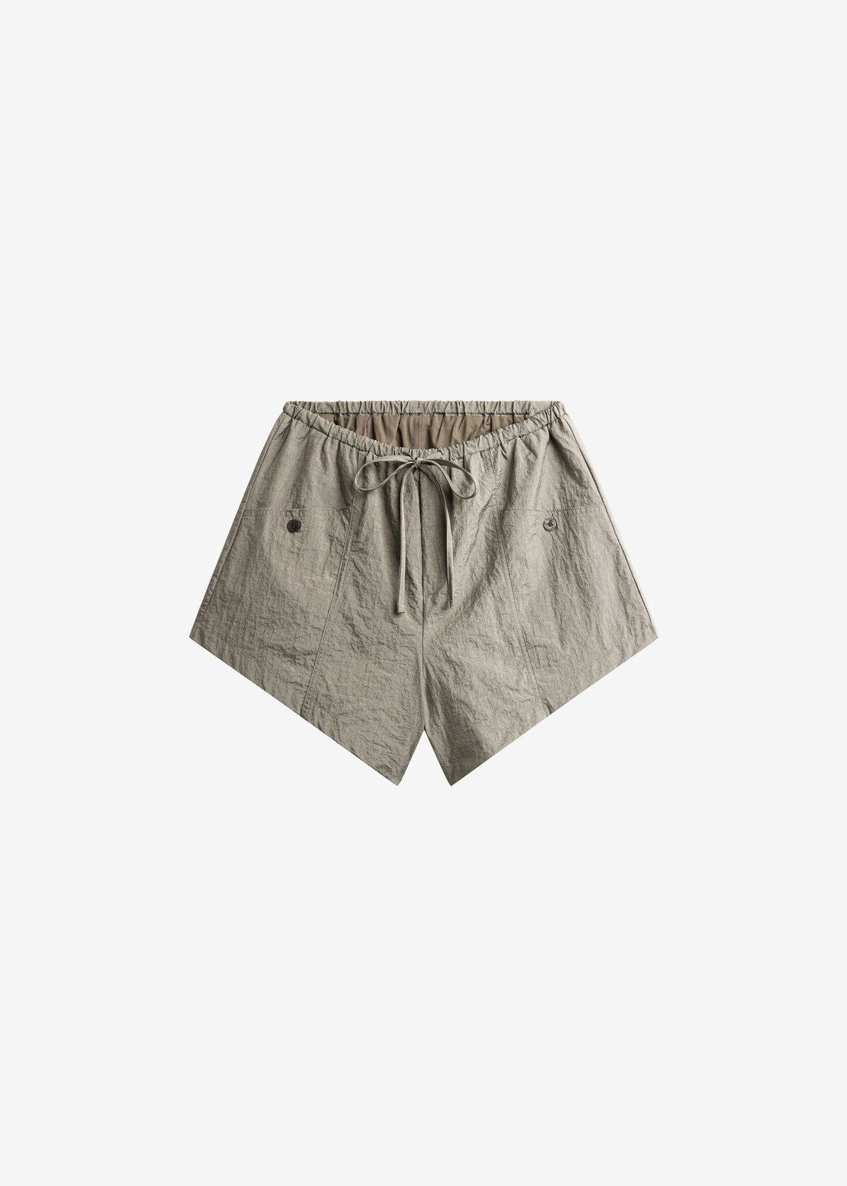 Zamora Textured Mini Shorts - Mocha – view 8 of 8