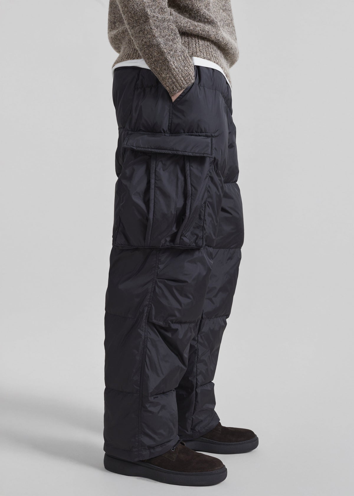 Zane Puffer Pants - Black – view 2 of 7