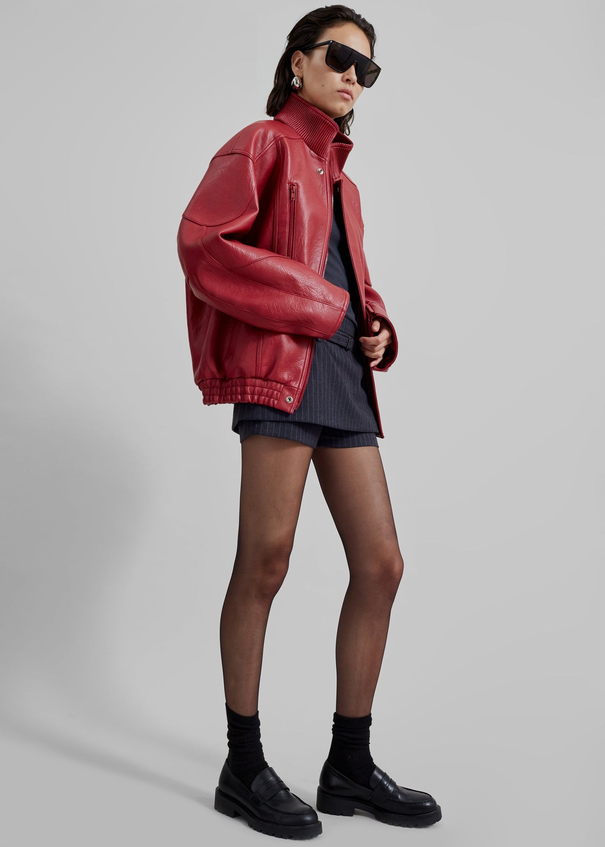 Zion Bomber Jacket - Red – view 6 of 11