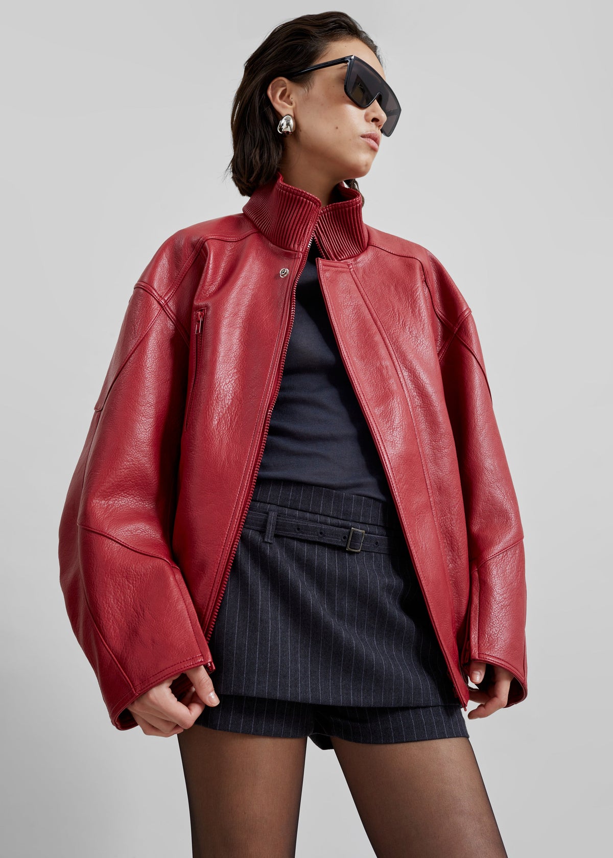 Zion Bomber Jacket - Red – view 8 of 11